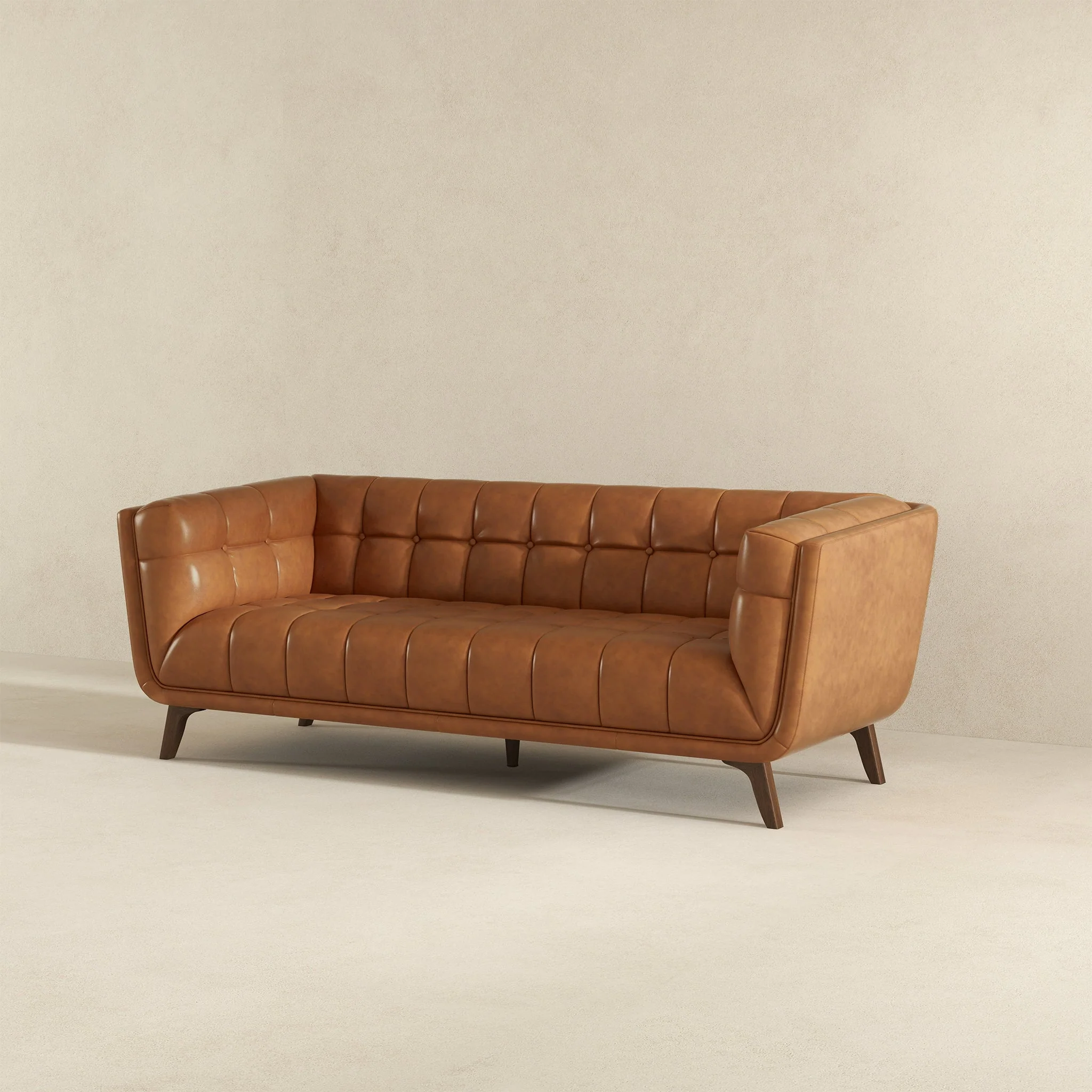 Addison Leather Sofa (84