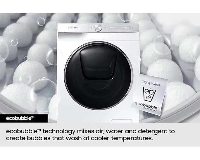 Samsung 220 Volt Washer 9KG Smart Addwash Steam 220v 50hz 240 volt washer WW90T554White