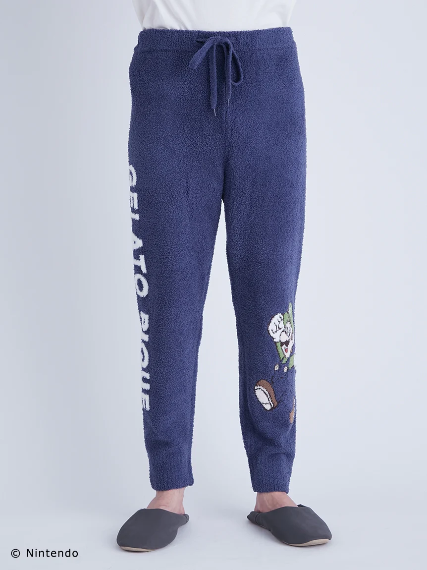 Super Mario MENS Luigi Pullover & Long Pants Loungewear Set