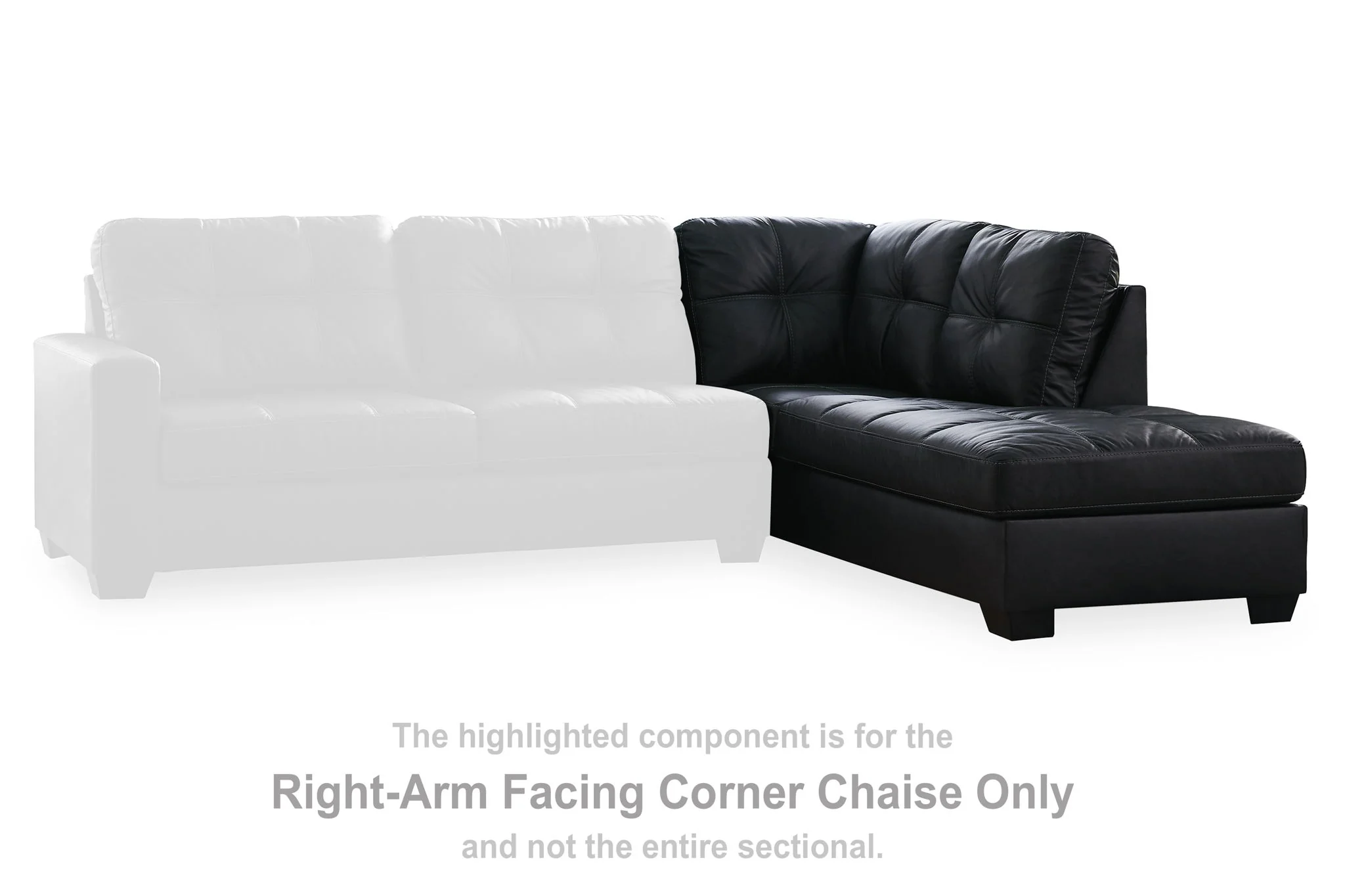 Barlin Mills - Raf Corner Chaise - Carbon