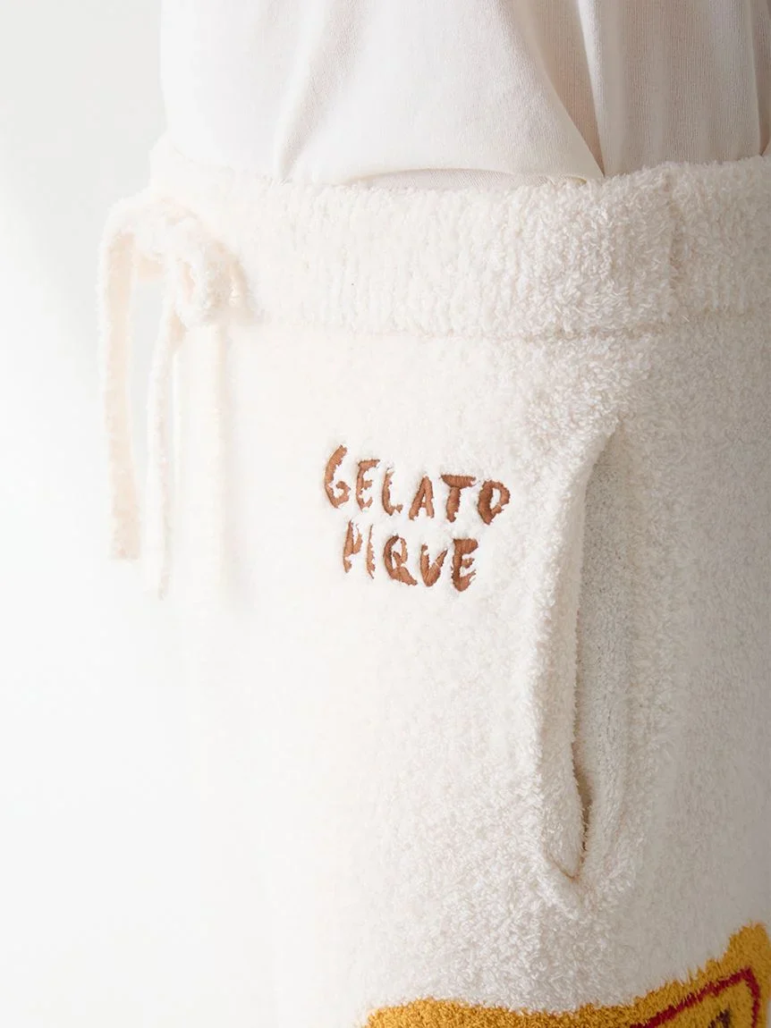 [Hirano Toshiyuki] Men's Powder Hamburger Jacquard Long Pants