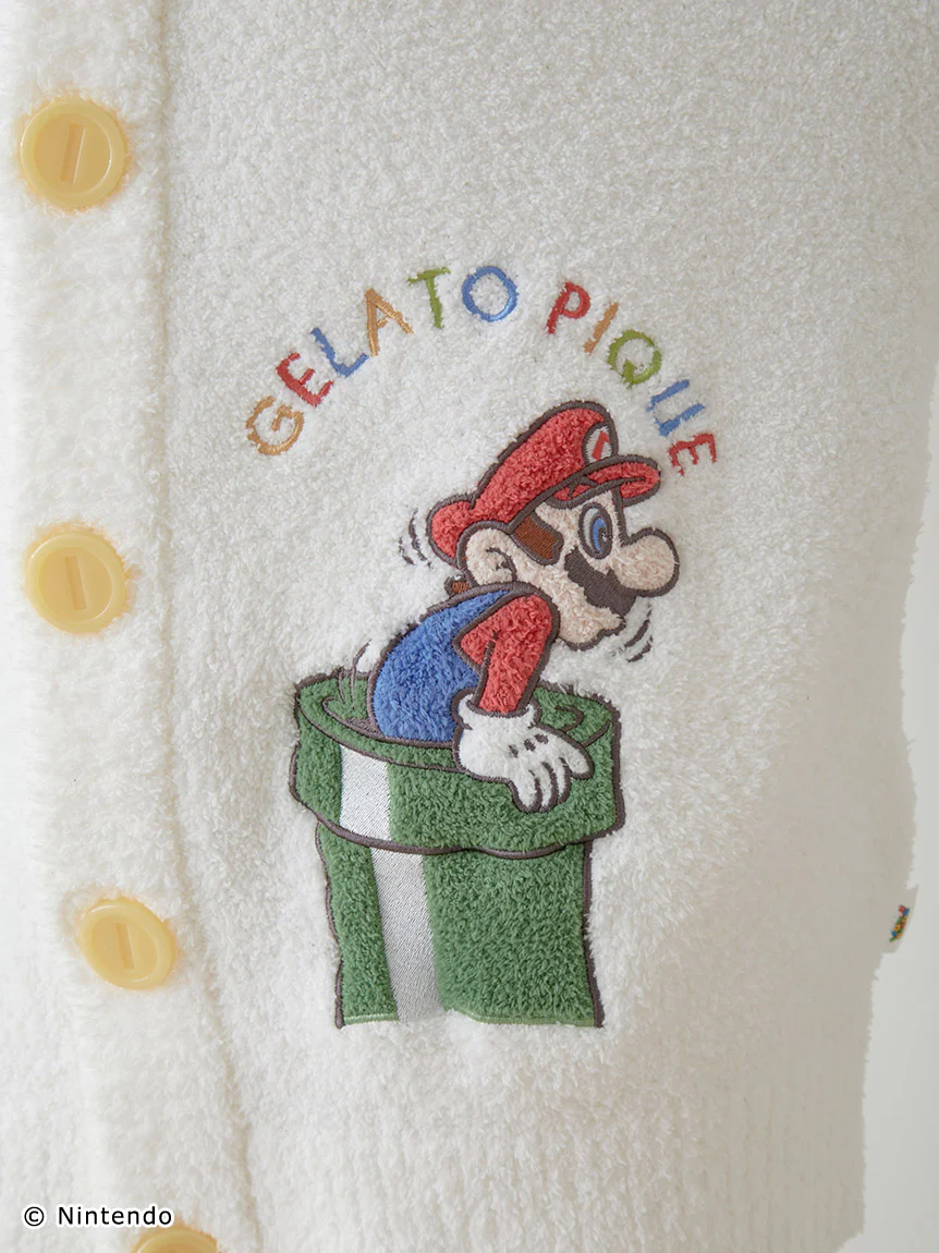 SUPER MARIO™️ UNISEX Baby Moco Jacquard Shawl Cardigan