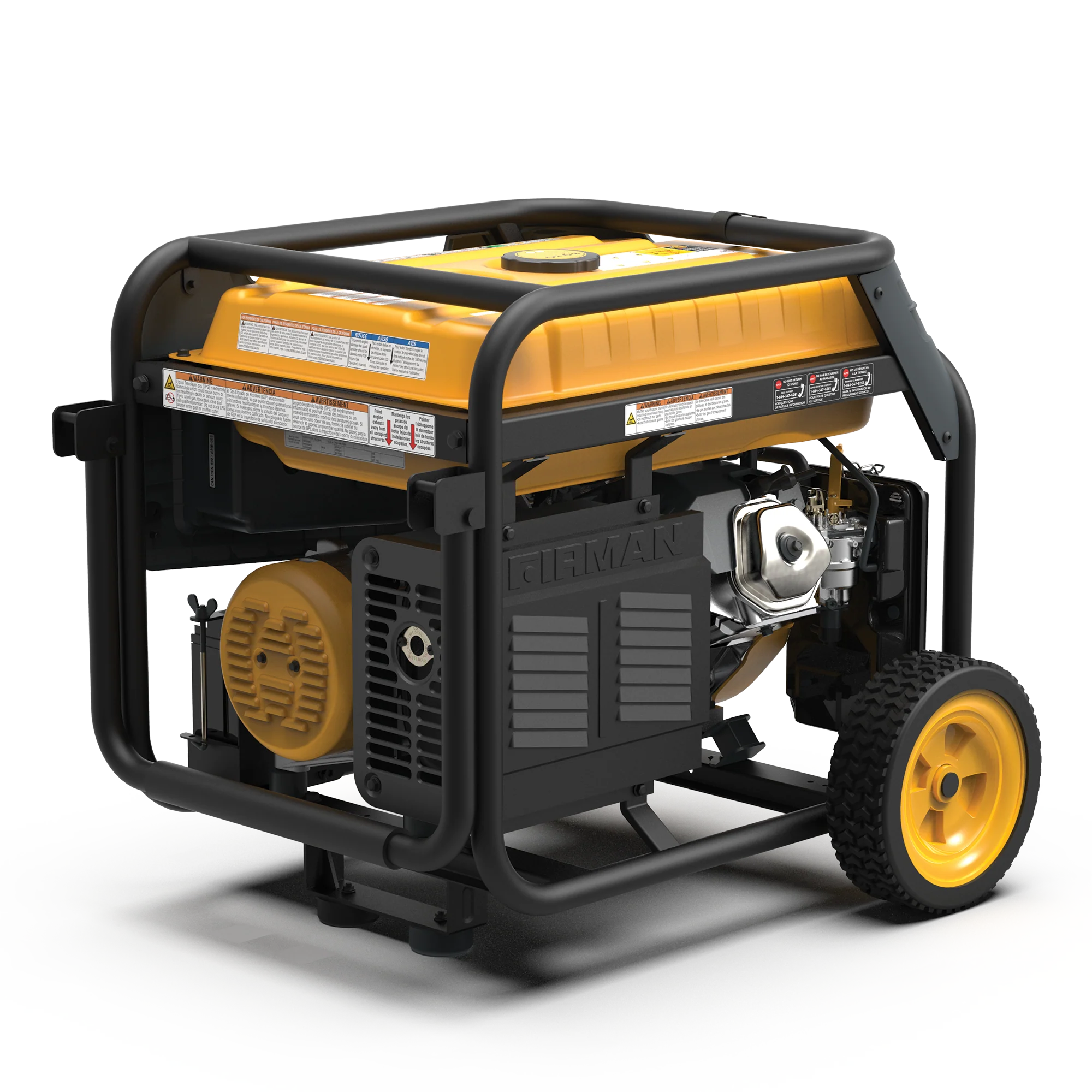 Dual Fuel Portable Generator 8000W Electric Start 120/240V