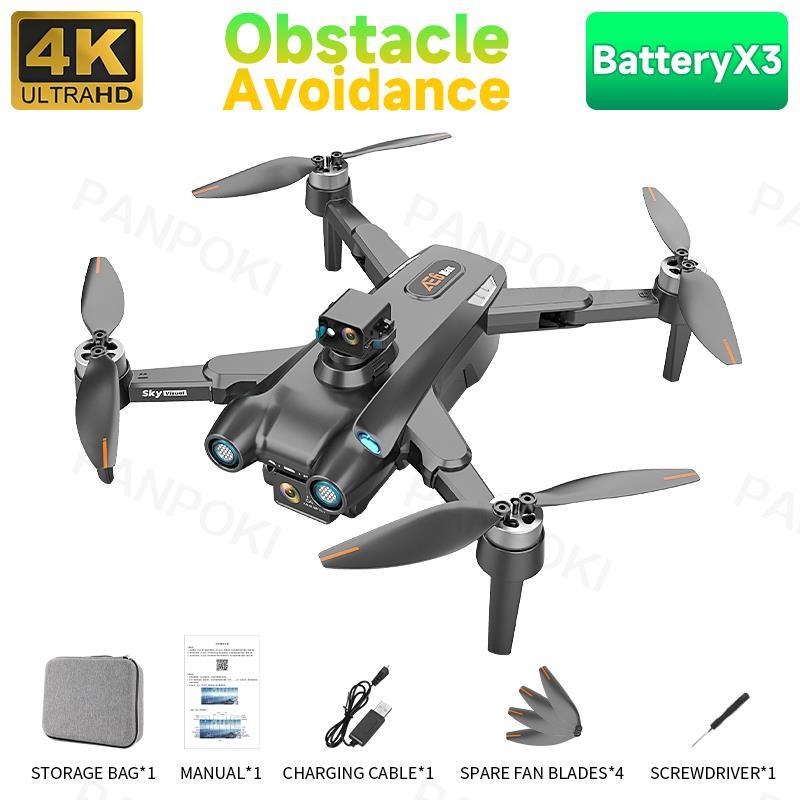 AE6 Max Drone - 4k Profesional GPS 2KM Quadcopter with 5G Camera TransmissIion Wifi FPV drone helicoptero Toys for Boys Professional Camera Drone