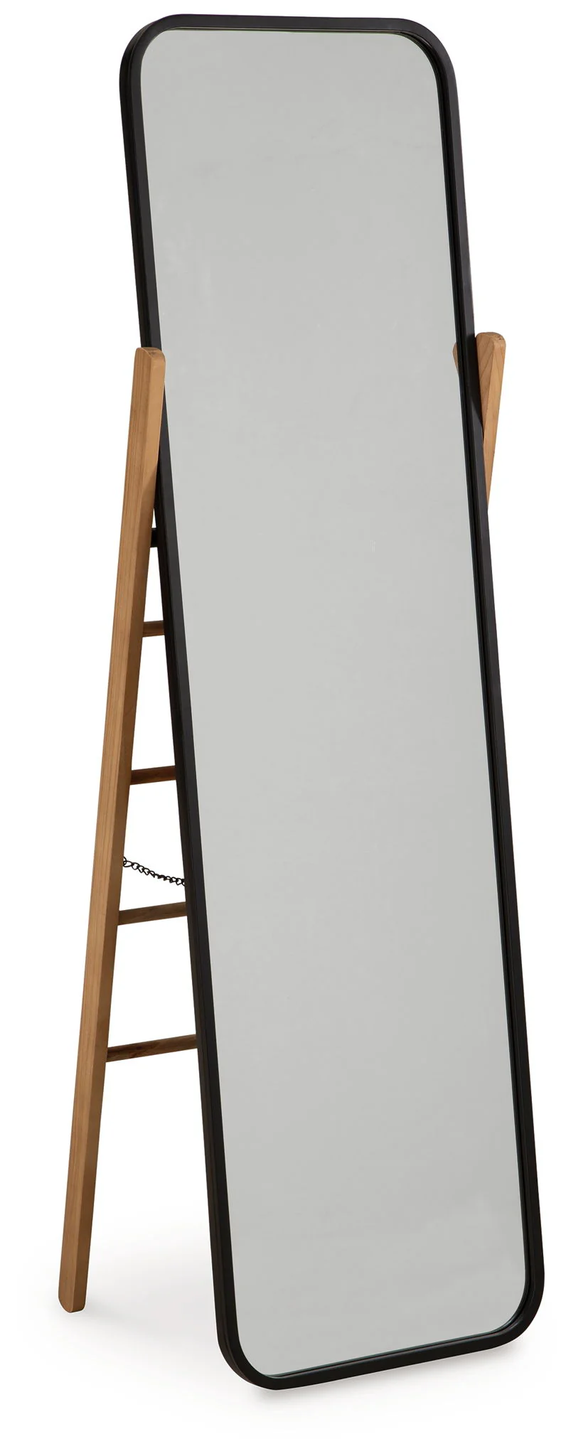 Bronick - Floor Mirror - Black / Brown