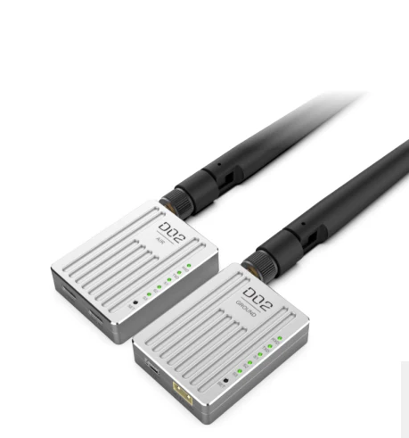 CHINOWING D02 Radio Digital Transmitter, 30–60 km Link, TTL/RS232, P900/P840, 7.4–24 V, IP53, PC Config Tool