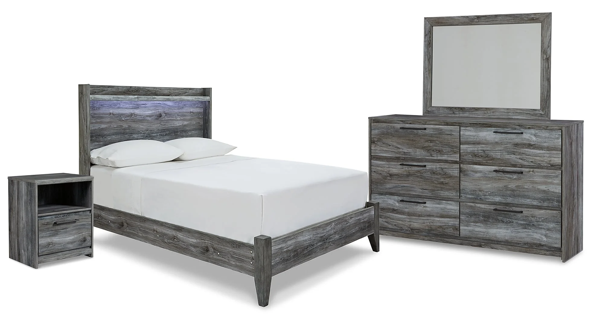 Baystorm Grey Bedroom Set