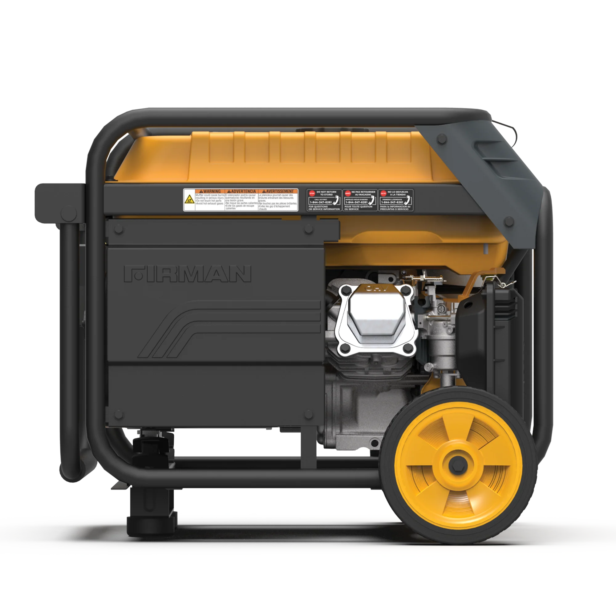 Dual Fuel Portable Generator 3650W Recoil Start