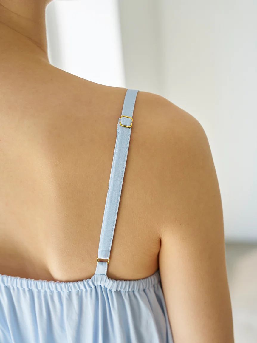 Gradation Drawstring Dress