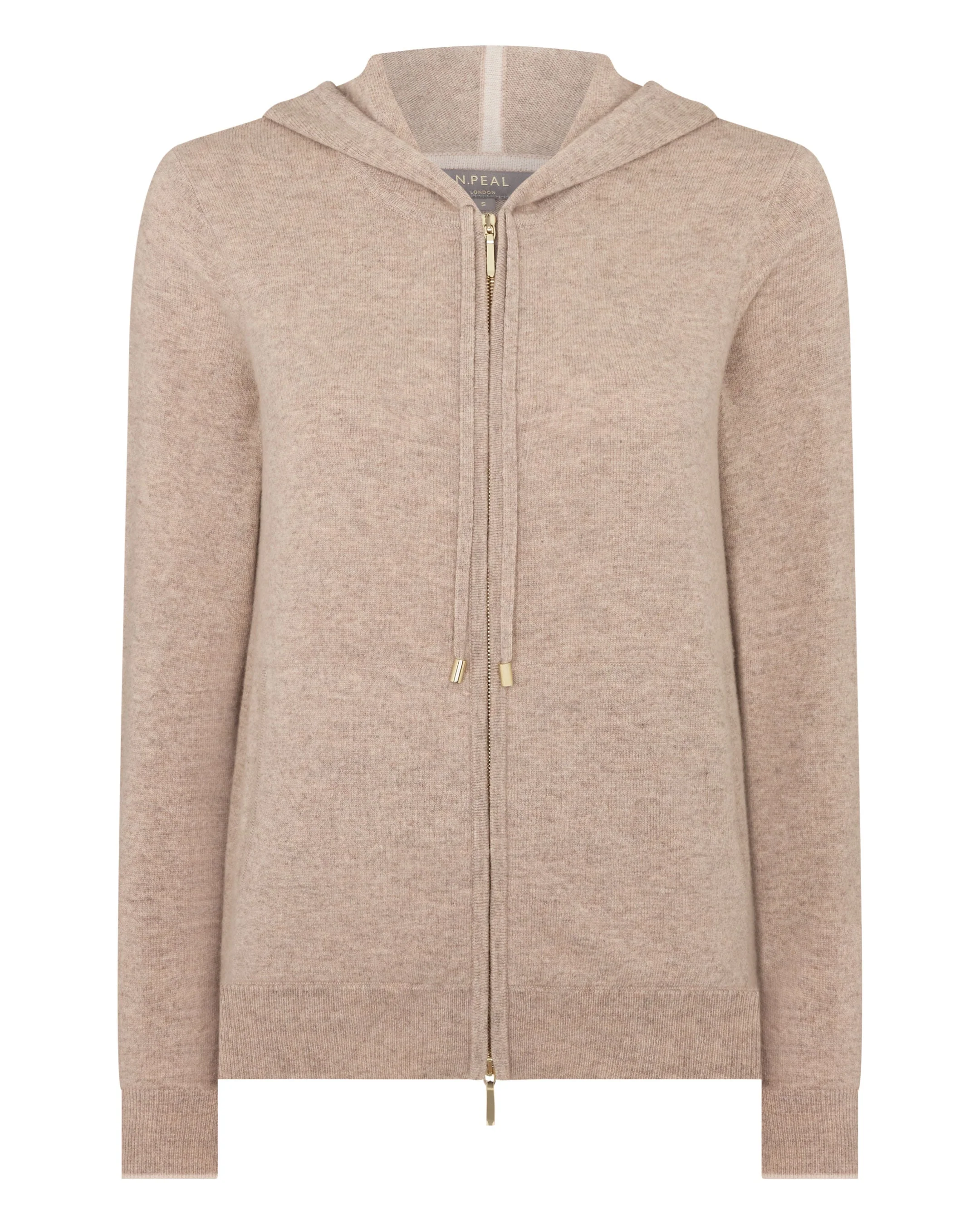 Women's Ada Cashmere Hoodie Oatmeal Brown