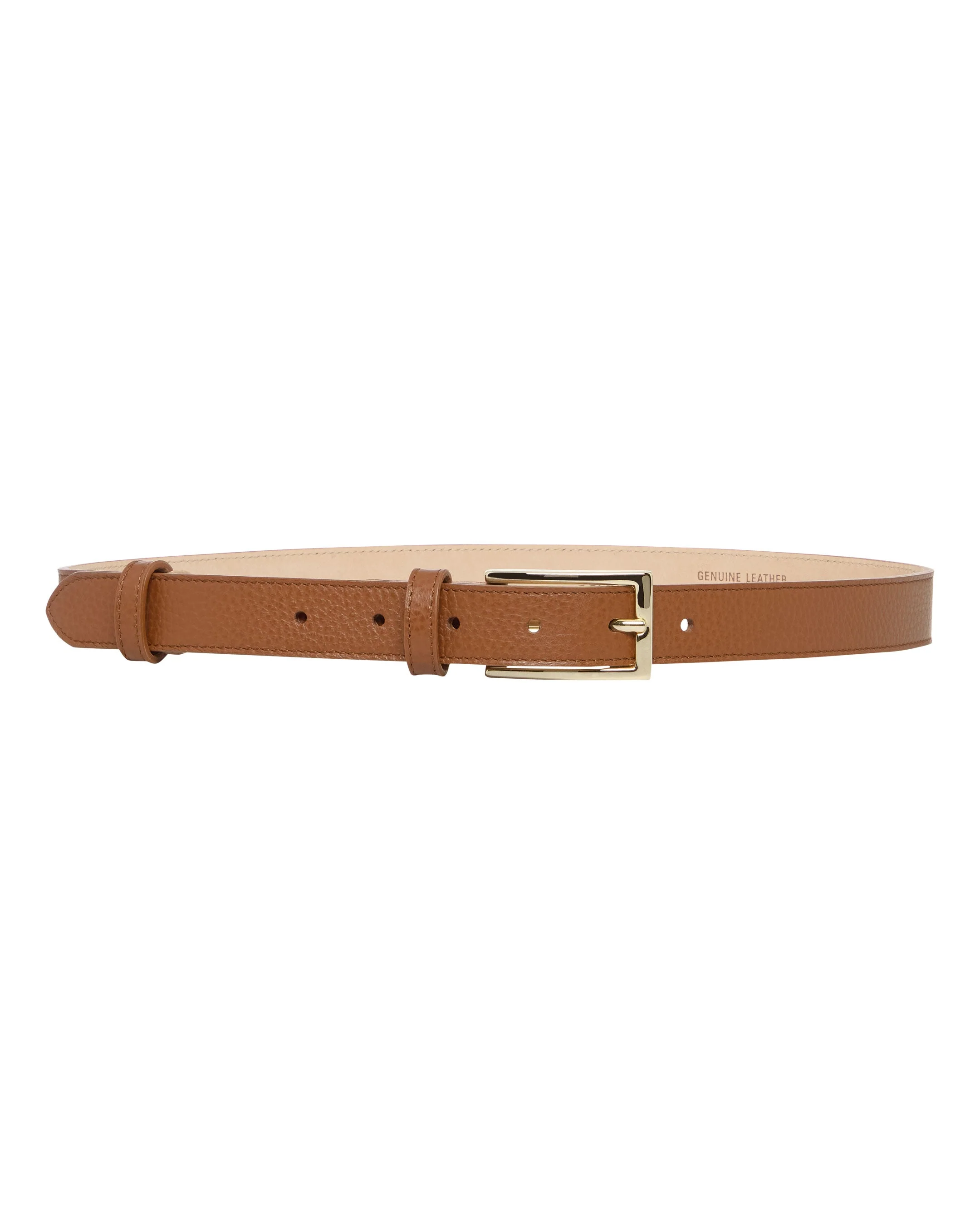 Women's Leather Belt Tan Brown