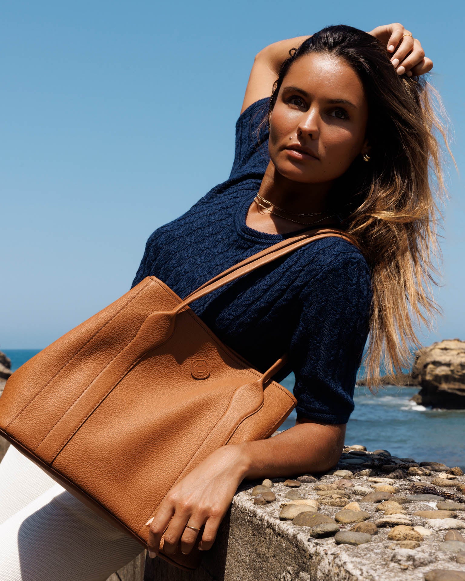 Madame Tote Bag - Italian Leather Handbag