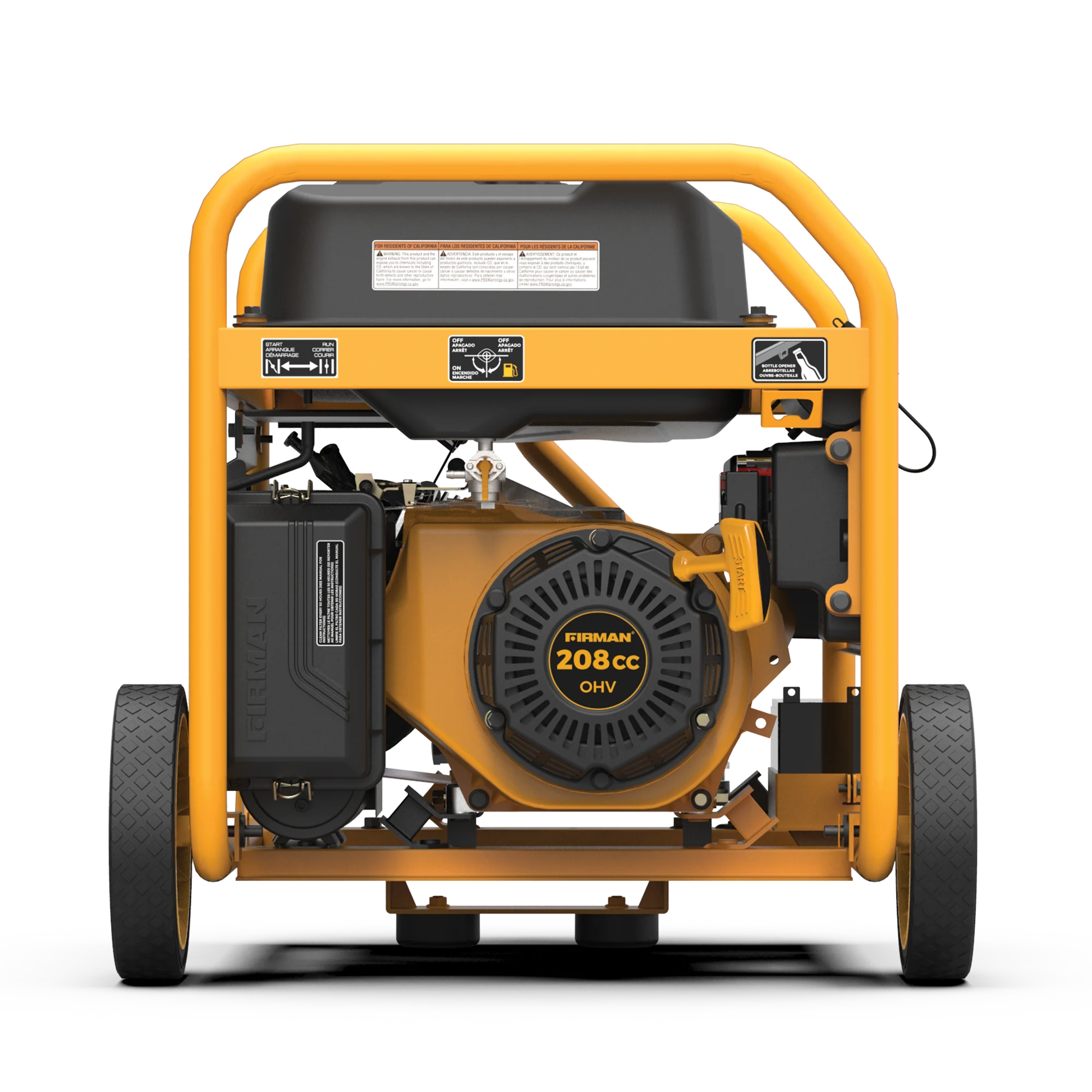 Gas Portable Generator 4550W Remote Start 120/240V with CO alert