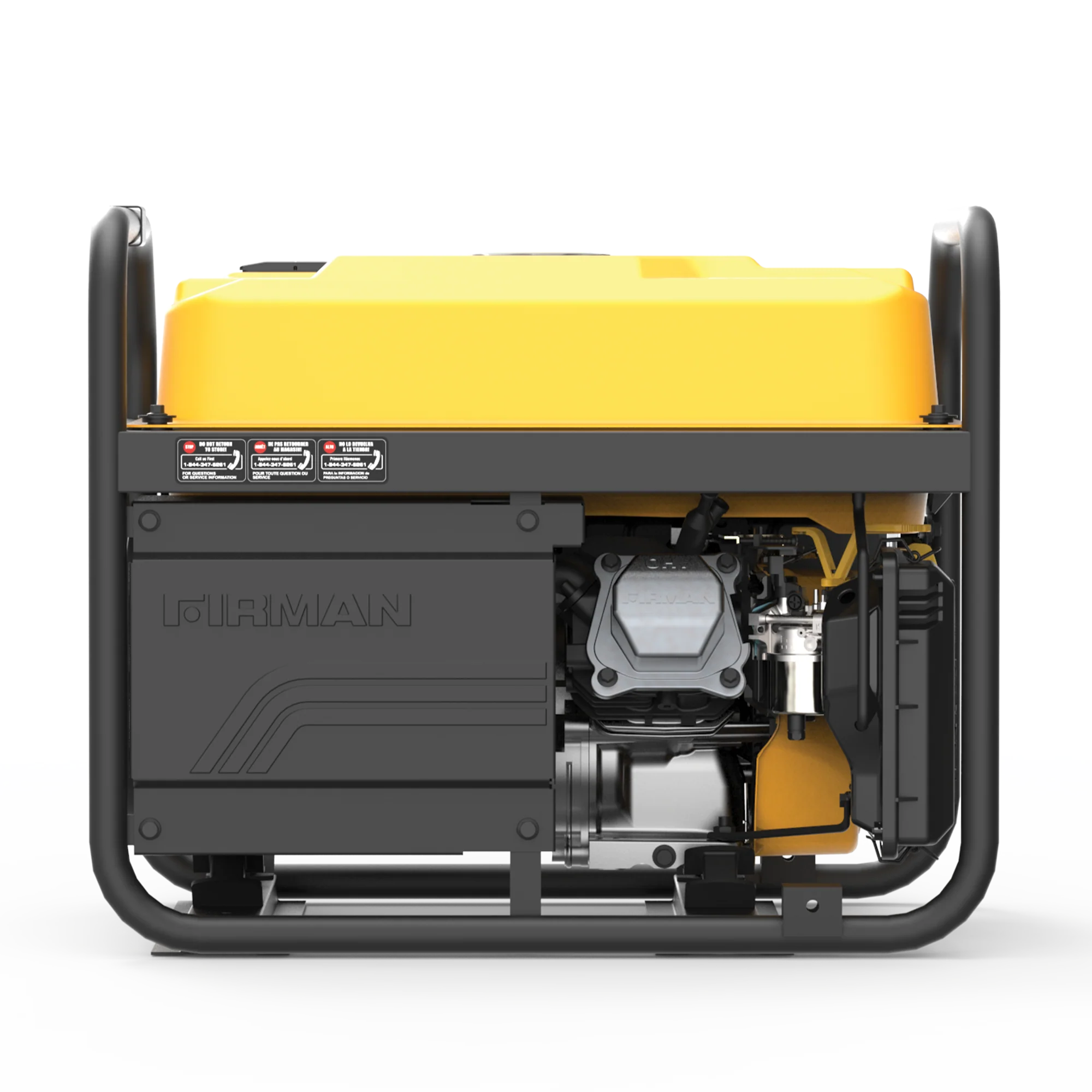 Gas Portable Generator 4550W Recoil Start 120/240V