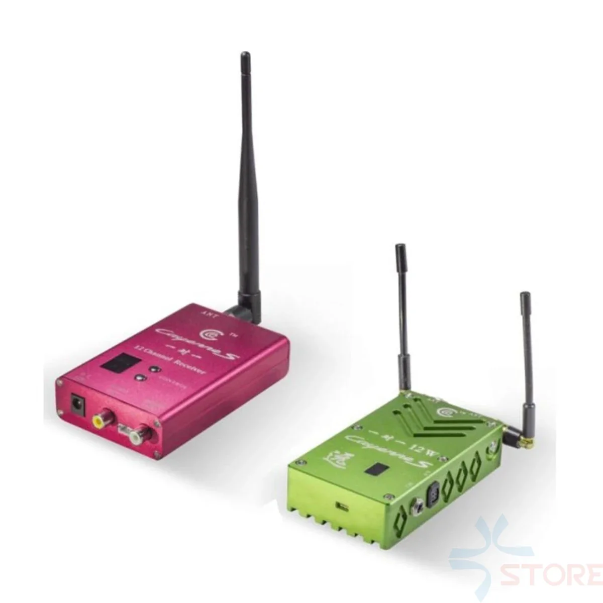 1.2G 12W 6CH VTX / VRX - No delay Not interference Long Distance 1.2g 12000mW Video Audio Transmitter transmission cctv transceiver