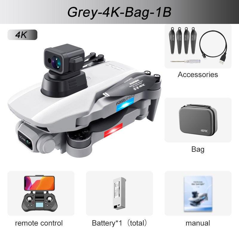 F8S Drone - GPS 8K HD Professional Dual Camera Distance 2000M 5G Wifi FPV Brushless Motor Folding Quadcopter Rc Gift Toys Professional Camera Drone