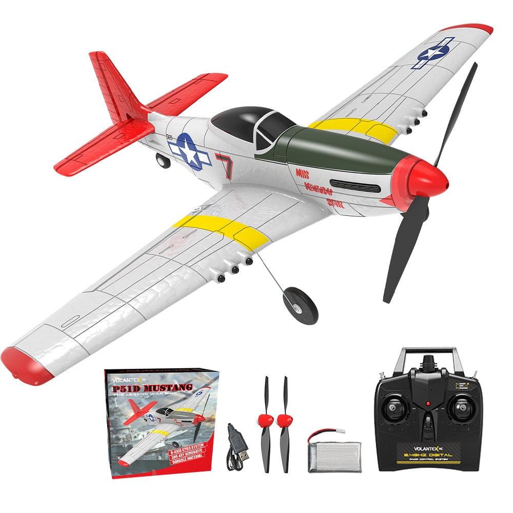 EPP 400mm RC Plane - P51D Mustang /F4U Corsair 4-Ch 2.4G 6-Axis RTF Airplane With Xpilot Stabilizer