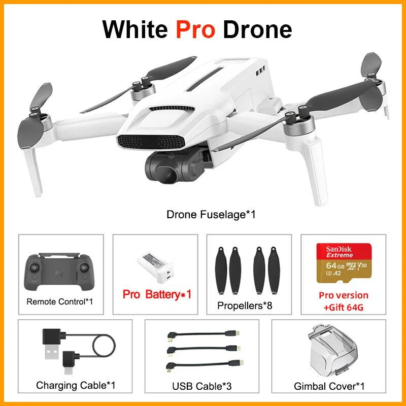 FIMI x8 Mini Drone - 250G-Class 4K HD Camera Drone 3-Axis Gimbal FPV 5G Wifi GPS Drone 30Mins 8KM Remote Control Mini Quadcopter VS X8SE