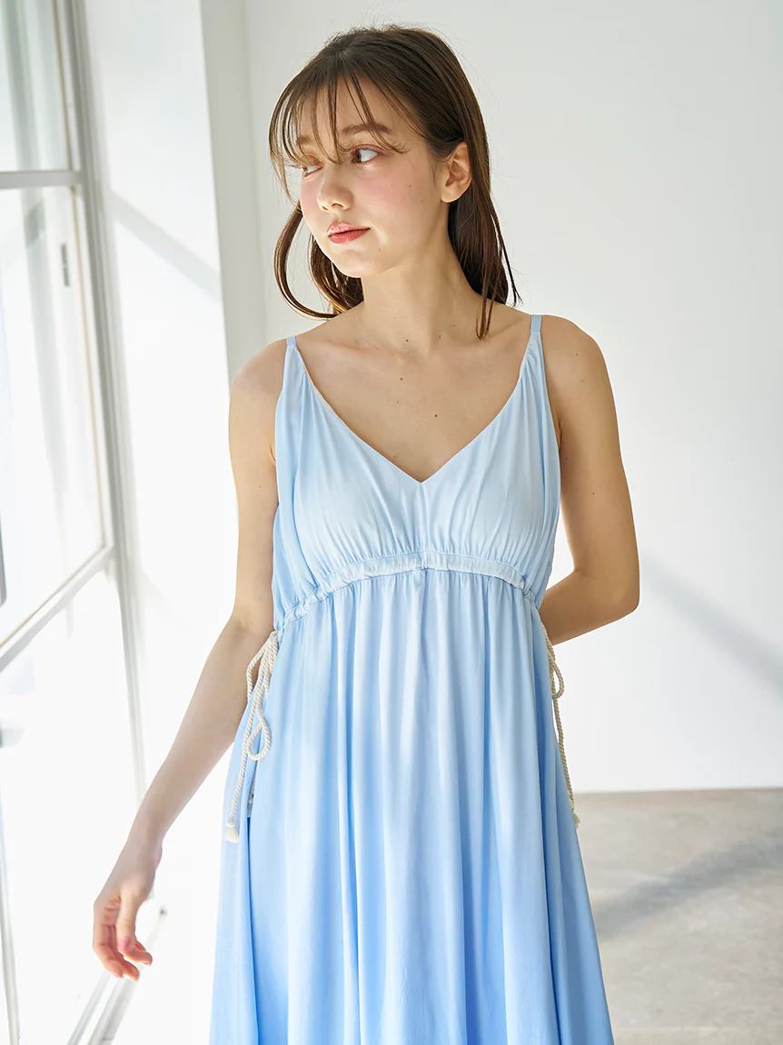 Gradation Drawstring Dress