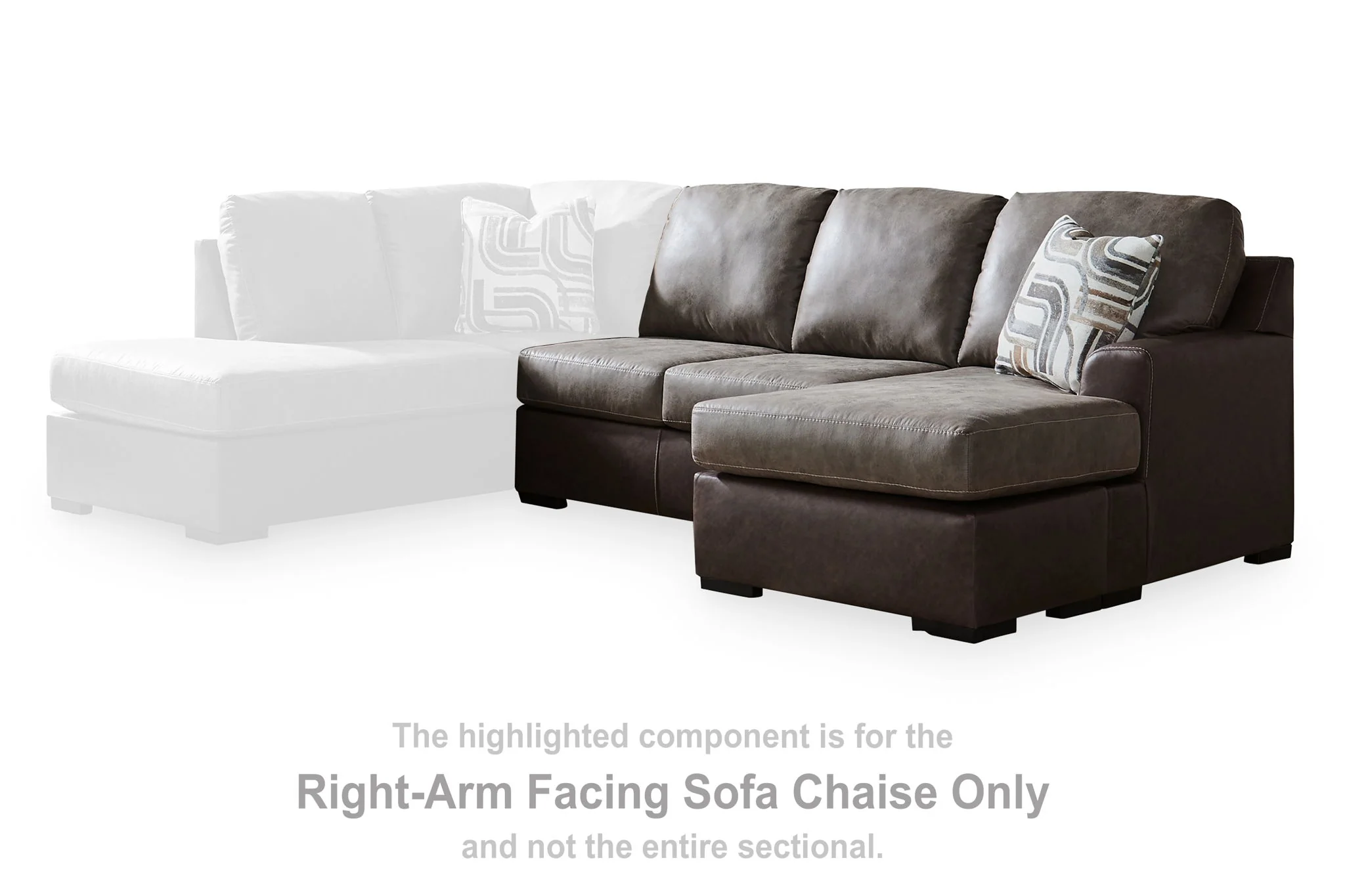 Castille Way - RAF Sofa Chaise - Fossil