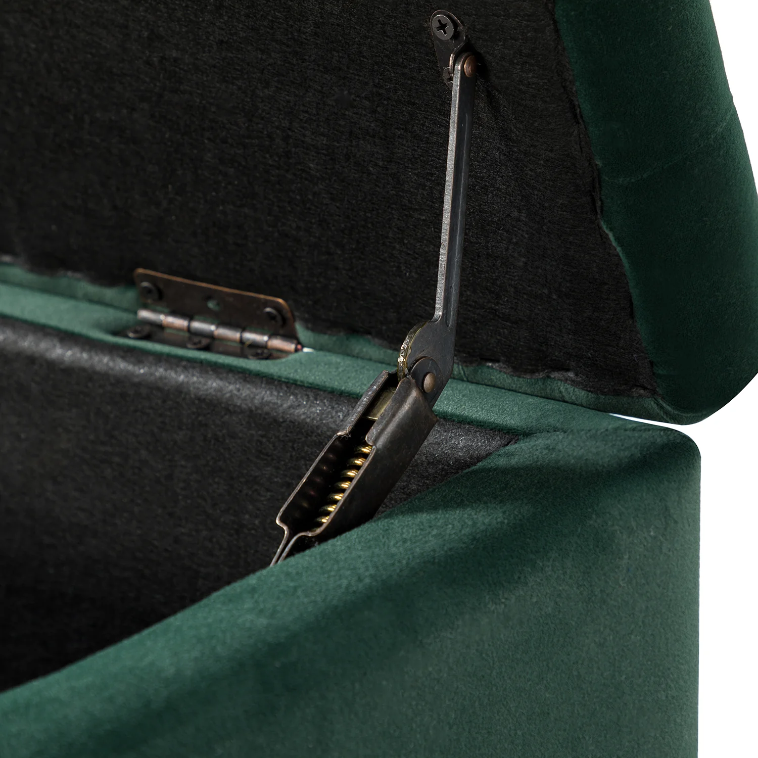 Achilles Storage Bench in Green