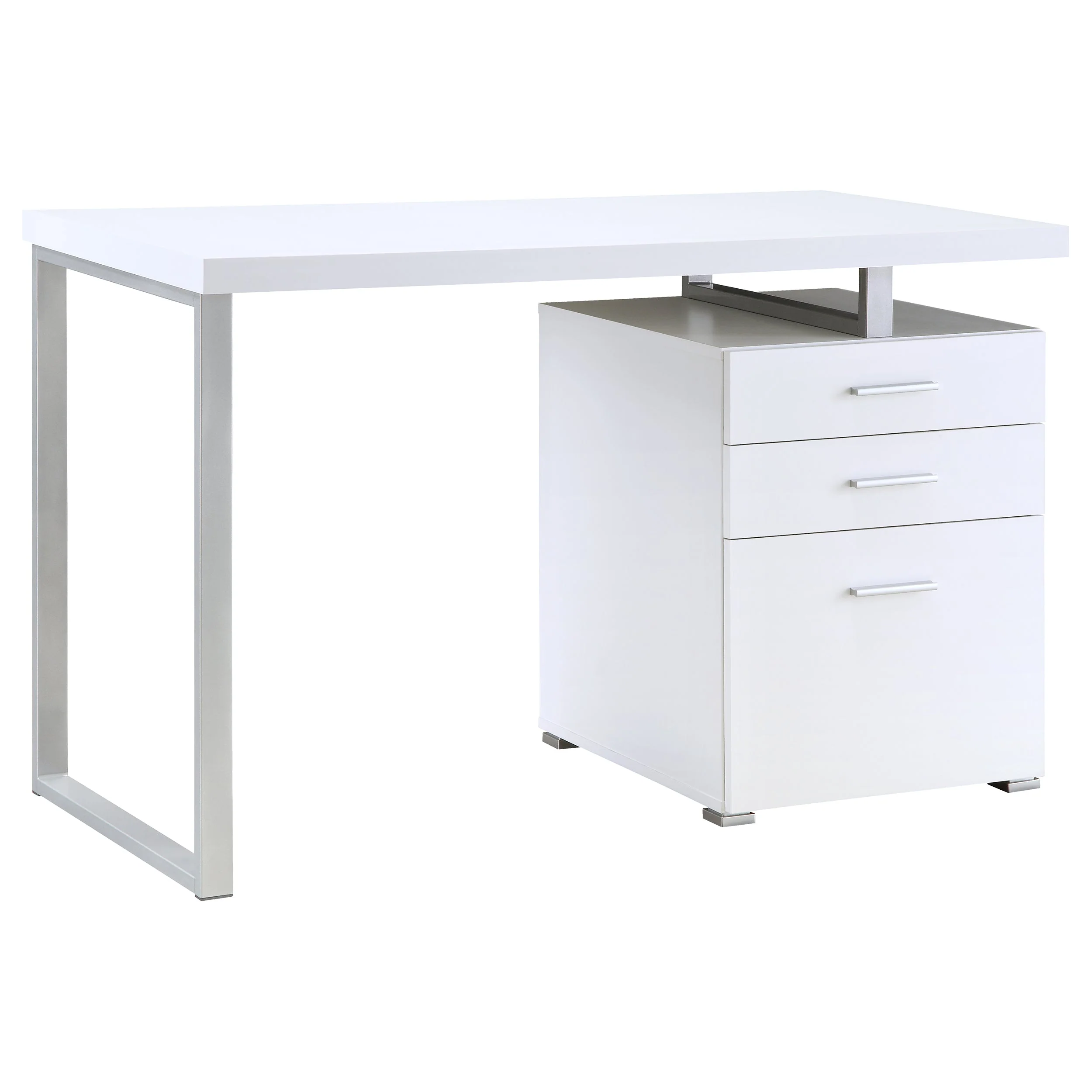 Brennan 47-inch 3-drawer Office Computer Desk Cappuccino