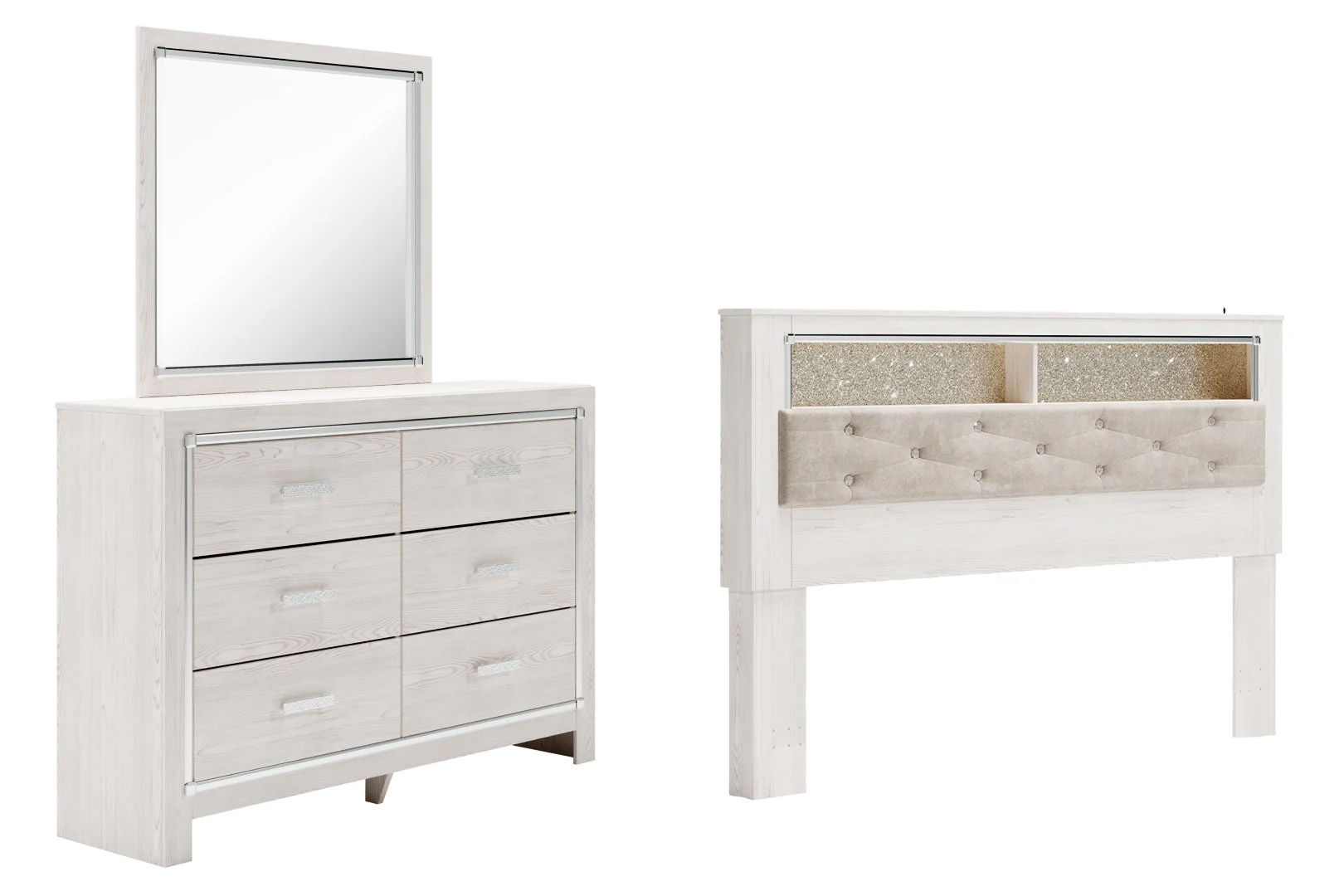 Altra White Panel Bedroom Set