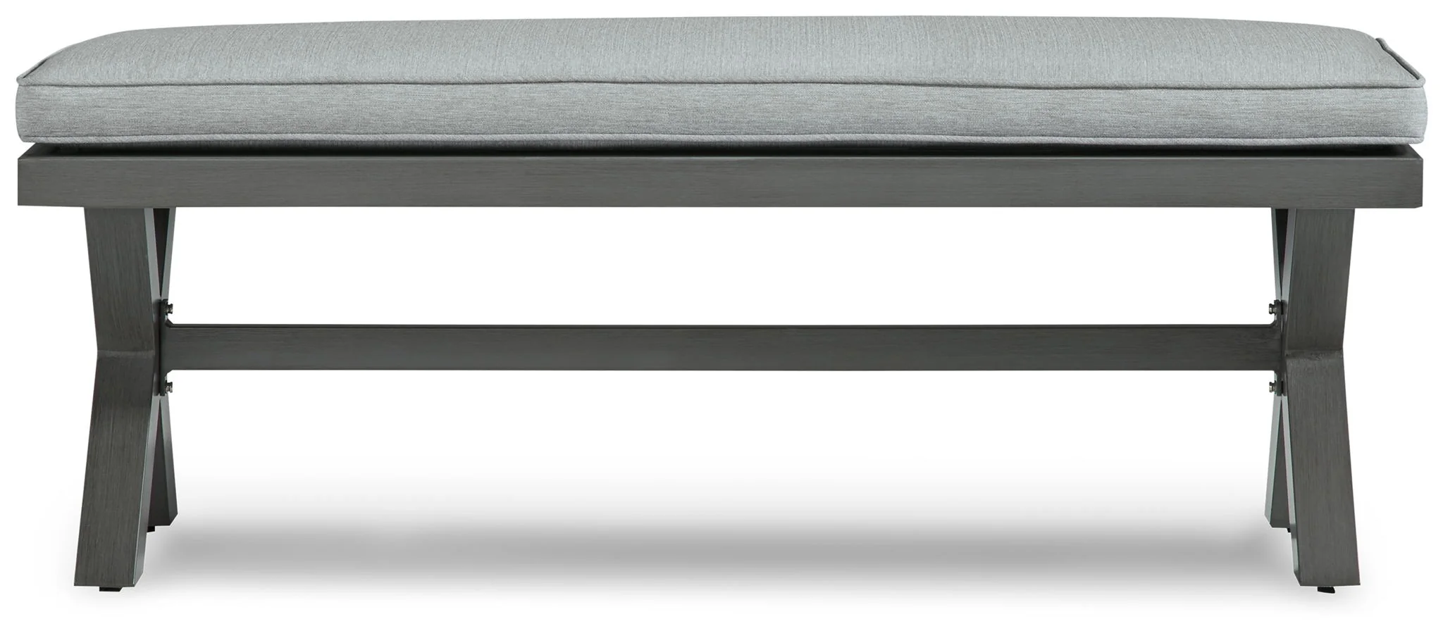 Elite Park - Bench With Cushion - Gray