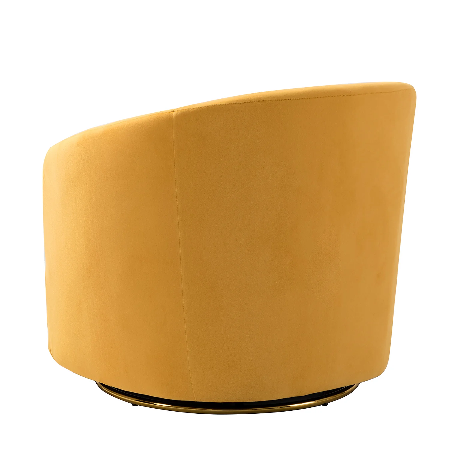 Amarante Swivel Chair in Mustard