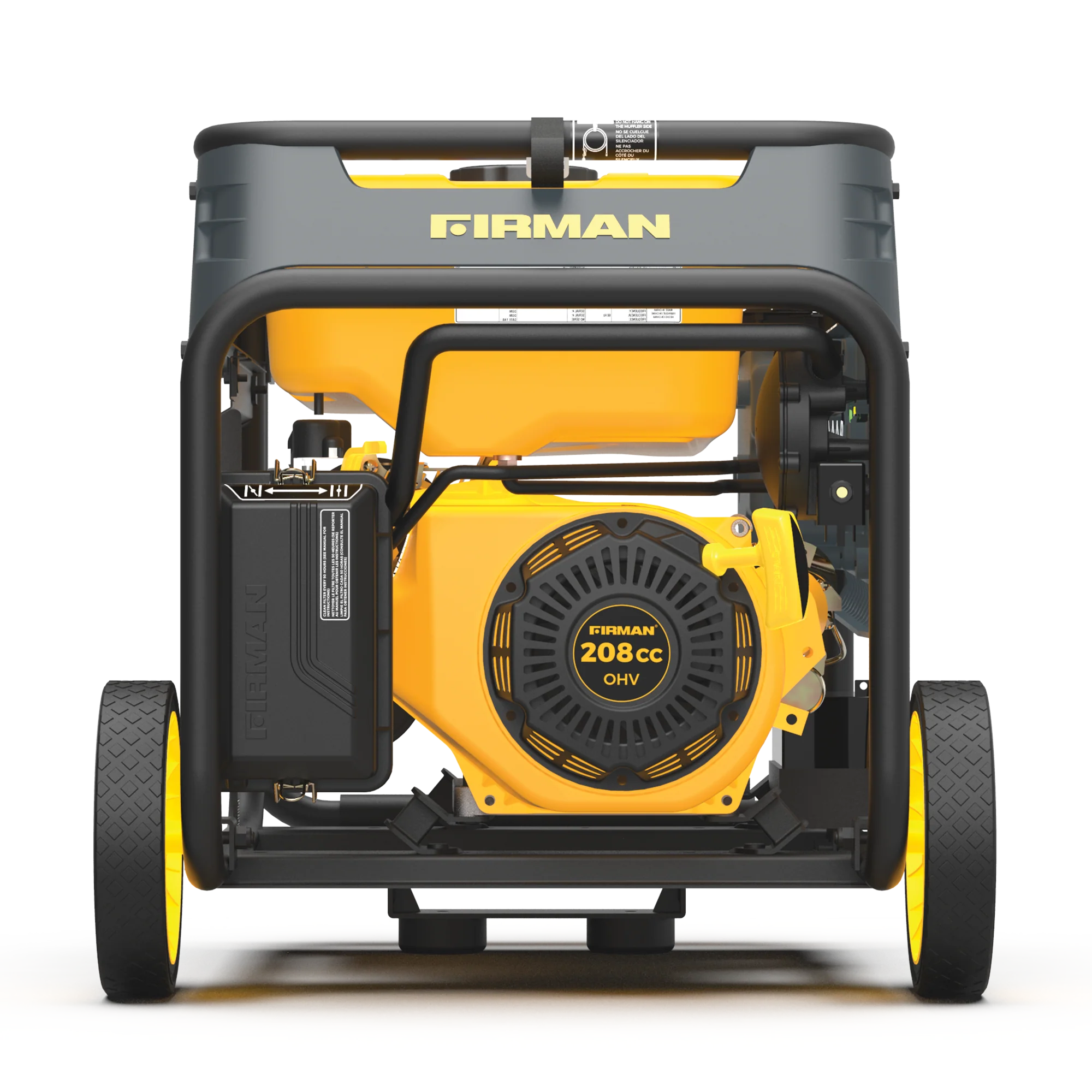 Dual Fuel 4550W Portable Generator Electric Start with CO Alert