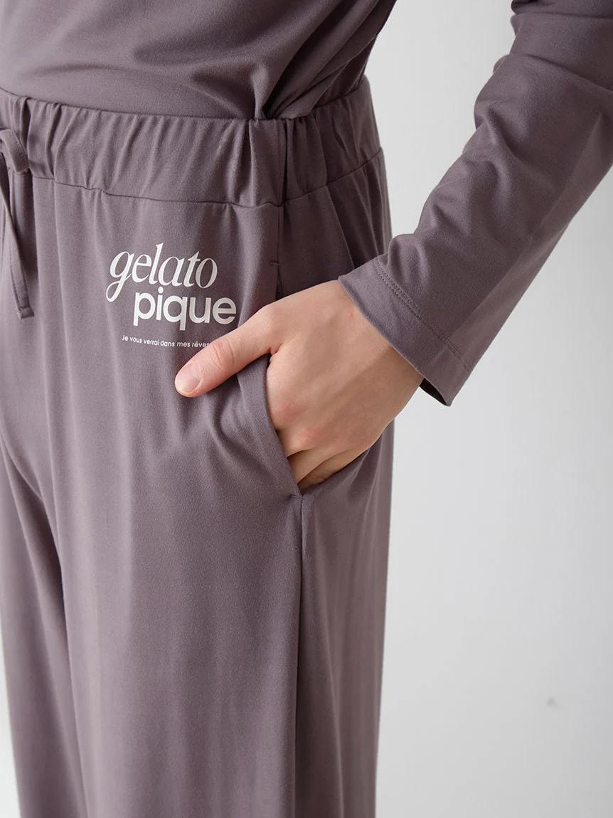 Mens Rayon One Point Logo Pants