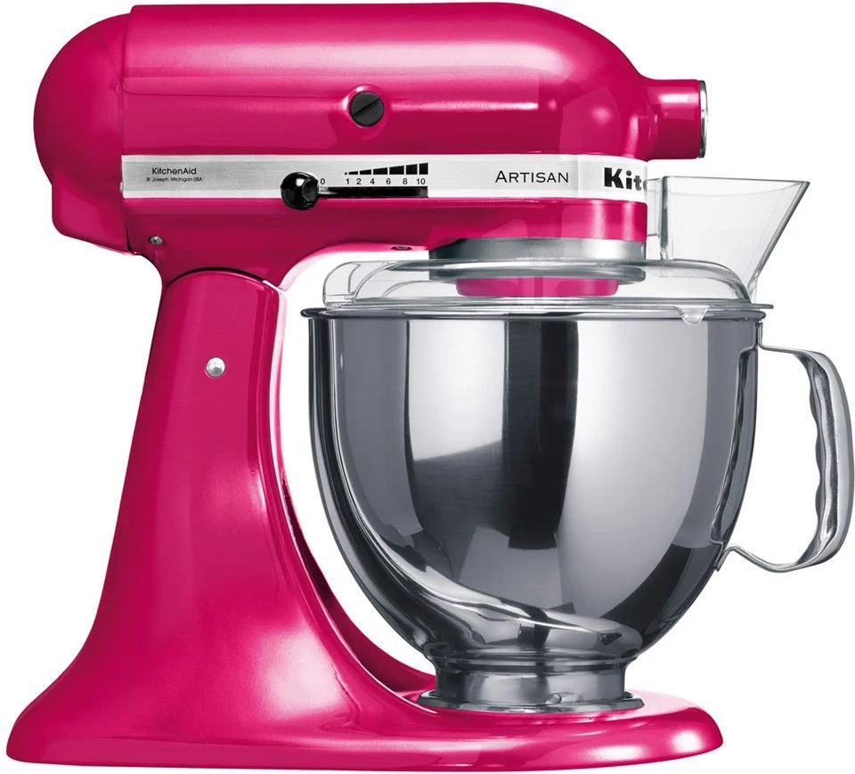 220 Volt KitchenAid 5KSM175PSERI Artisan Stand Mixer - Raspberry Ice