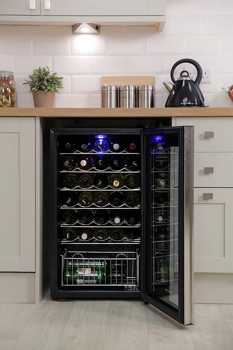 Russell Hobbs 220 volts 34 Bottle Wine Cooler RH34WC1 220v 240 volts