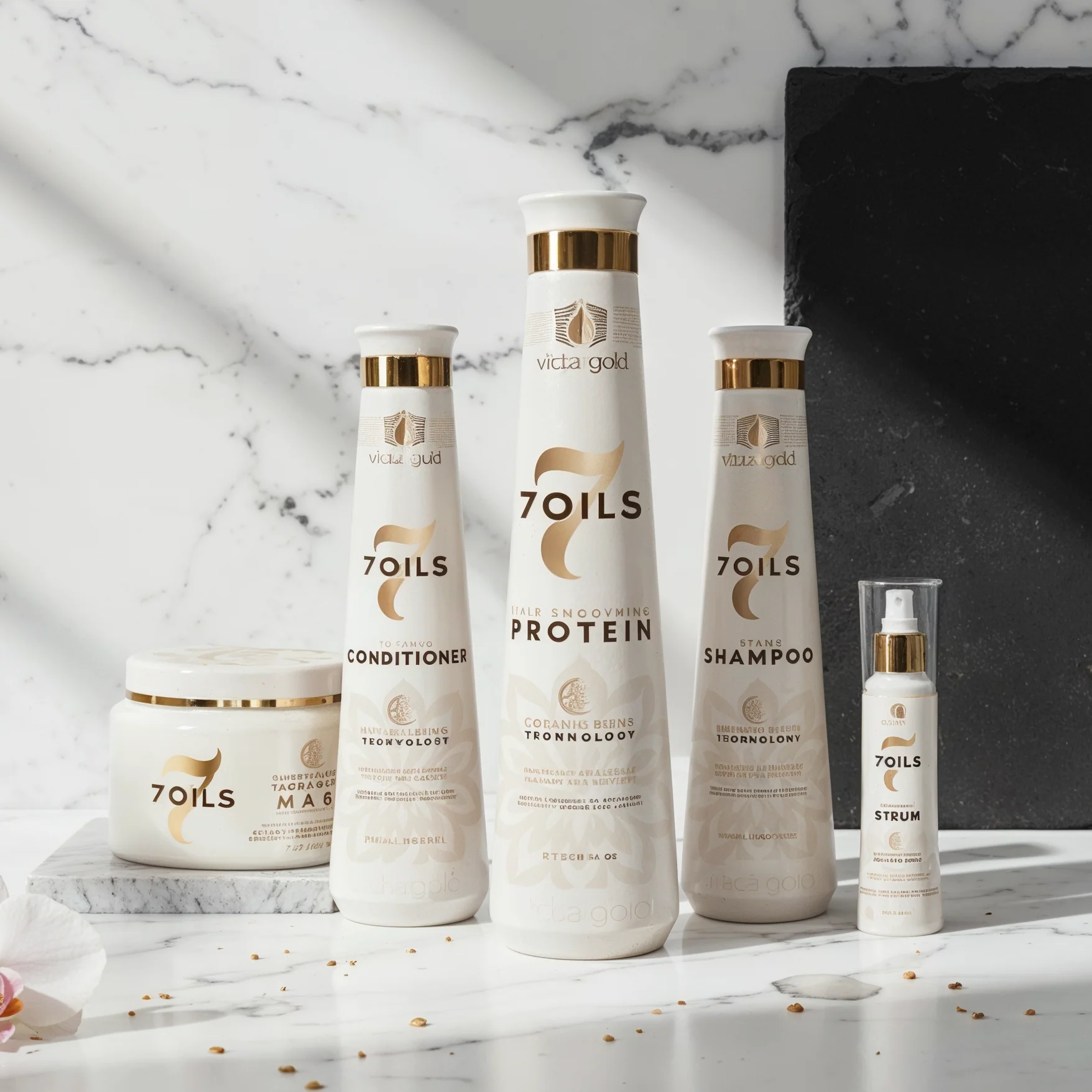 7 Oils™ Hair Straightening Complete Set