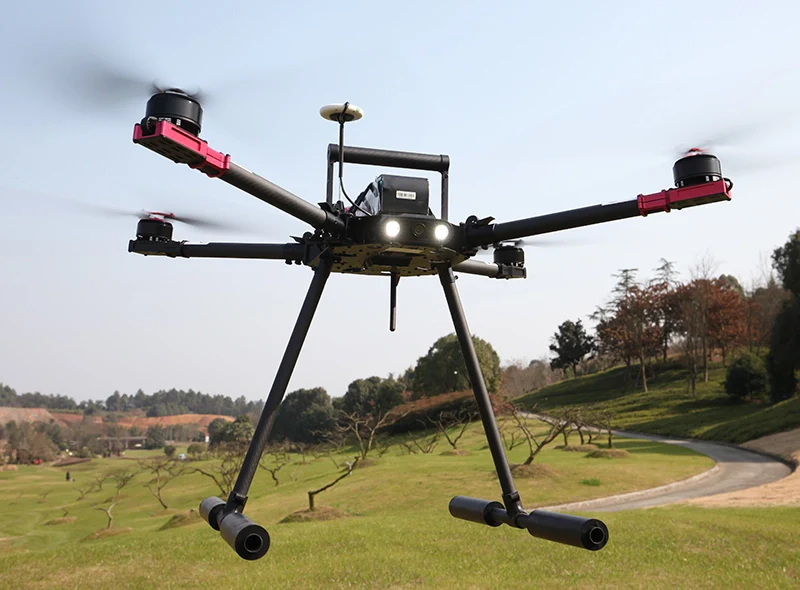 ARRIS M900 Industrial Drone - 4 Axis 1080P 60min 30KM Long Range Max Takeoff 10KG With CUAV Pixhack V5 Plus FC GPS Combo, Skydroid H12 For Security Inspection Aerial Photography