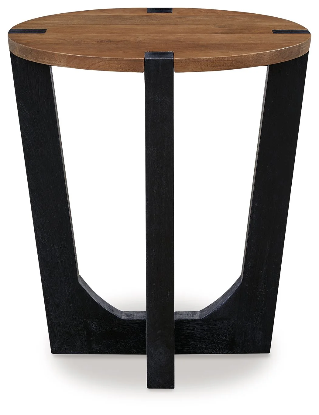 Hanneforth - Round End Table - Brown