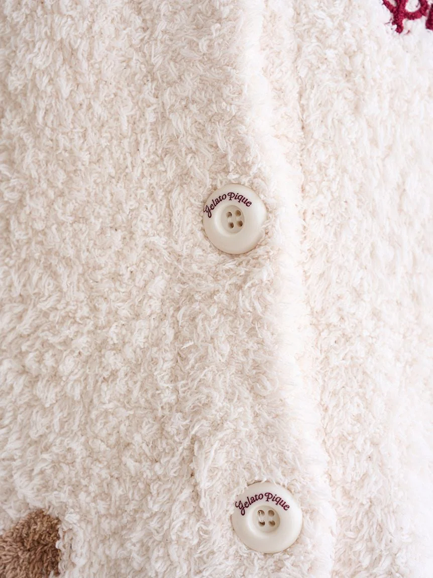 [HOLIDAY] Gelato Snow Bear Jacquard Shawl Cardigan