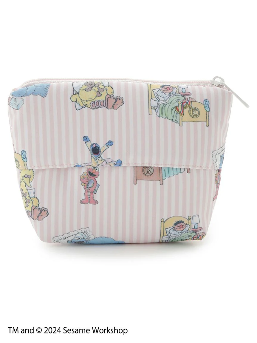 【SESAME STREET】 Character Zipper Pouch