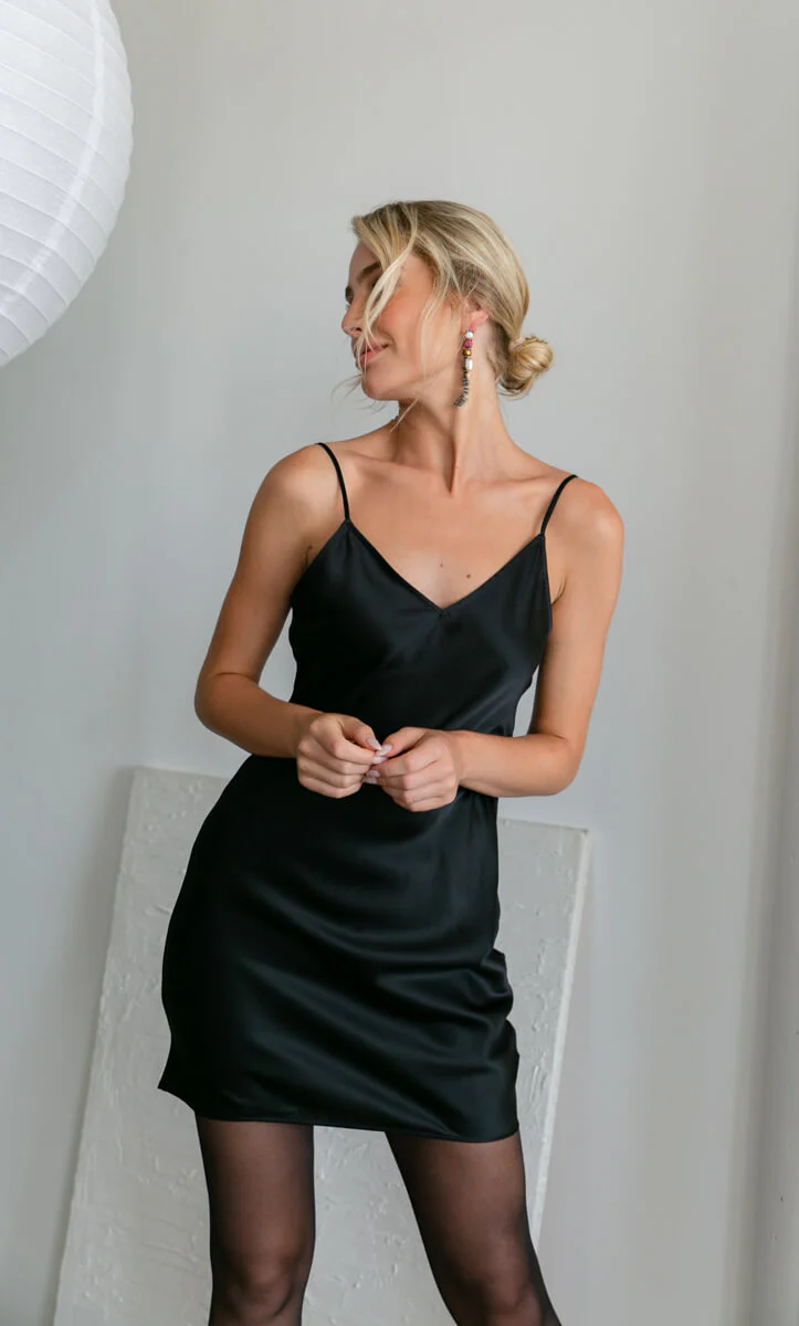Venus Silk Slip Dress