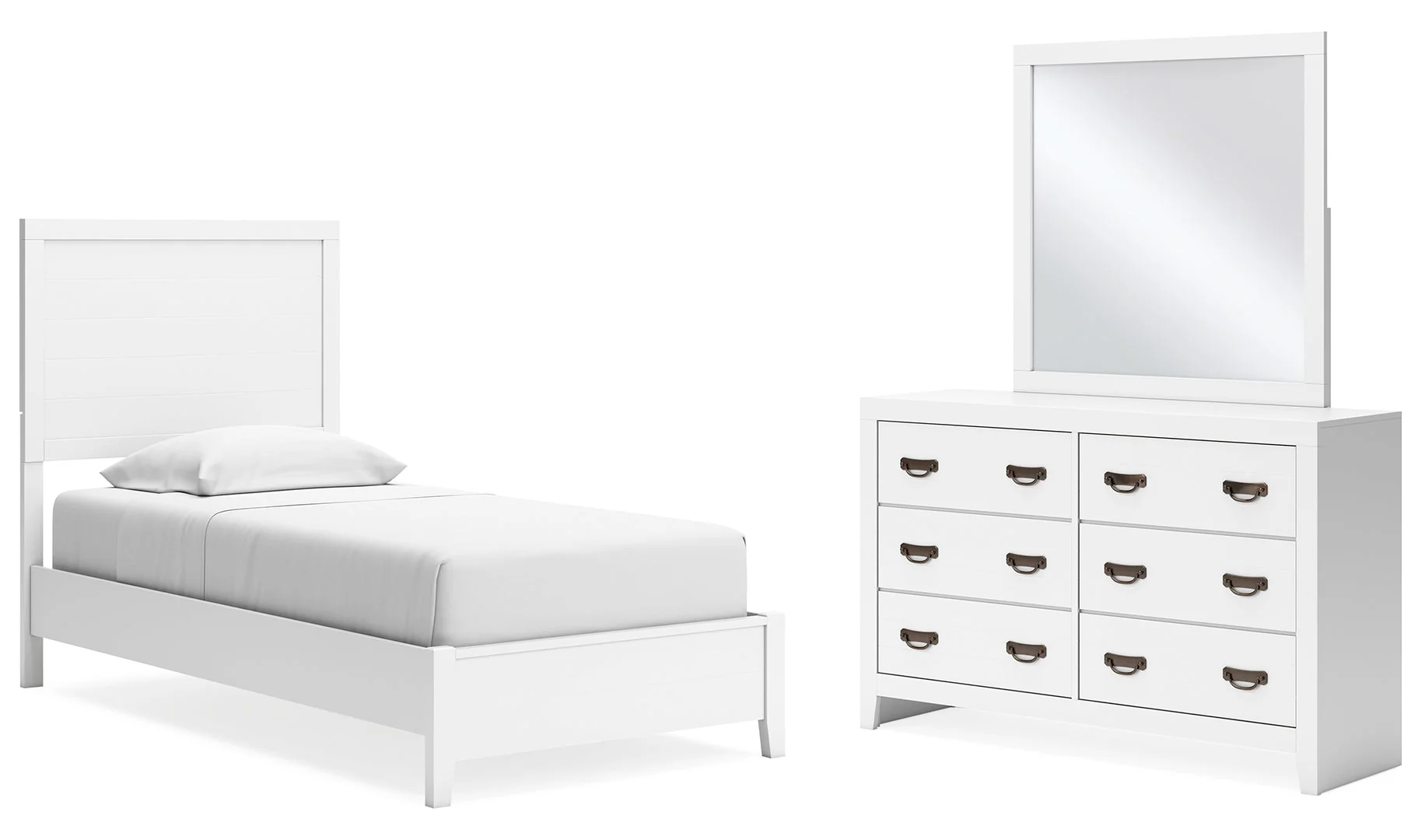 Binterglen White Panel Bedroom Set