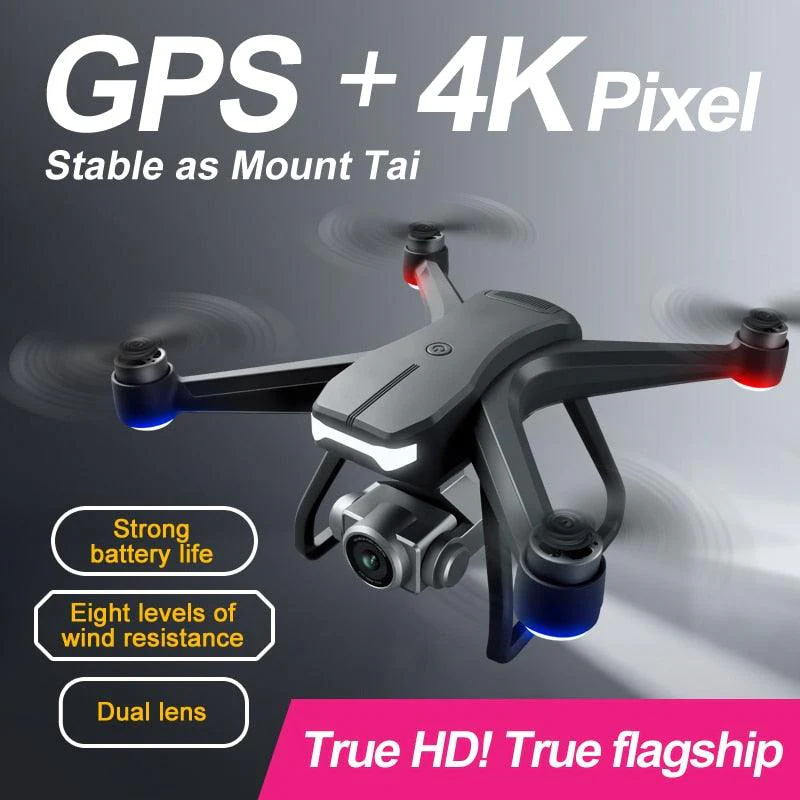 F11 PRO Drone - GPS 4K HD Dual HD Camera Professional WIFI FPV Aerial Photography Brushless Motor Quadcopter Dron Toys Professional Camera Drone