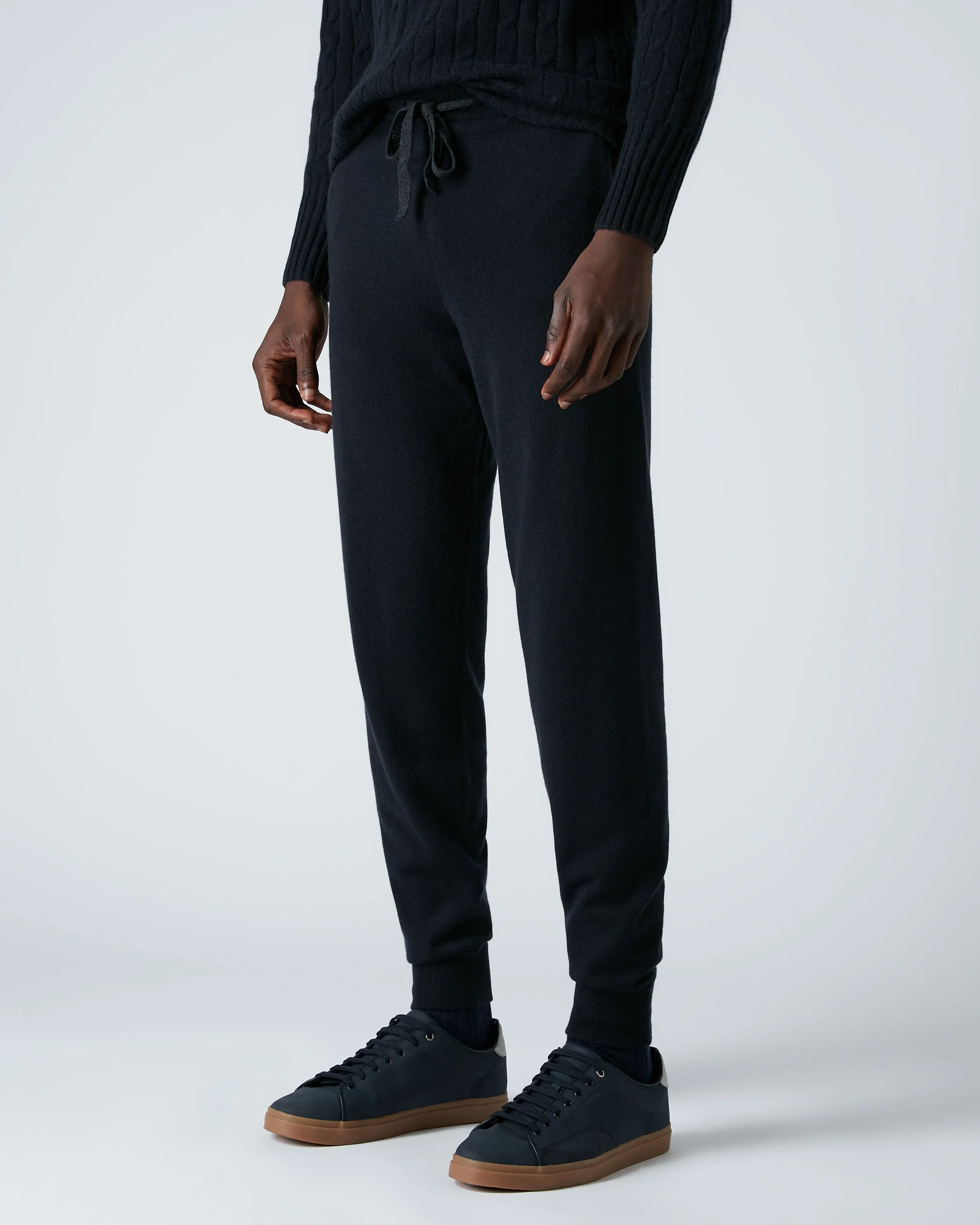 Men's Ladbroke Cashmere Jogger Navy Blue