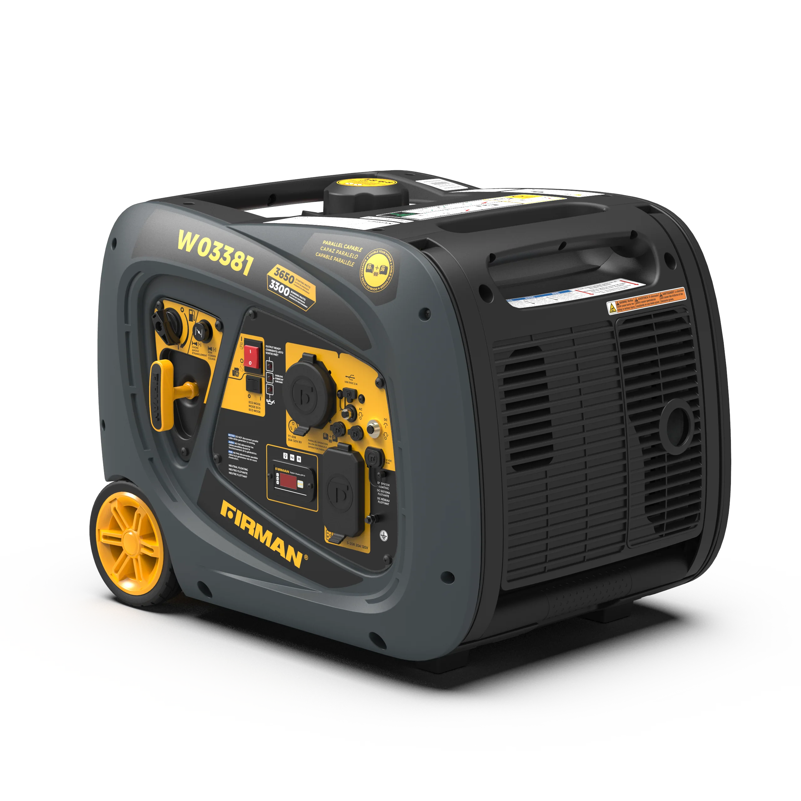 Refurbished Inverter Portable Generator 3650W Recoil Start