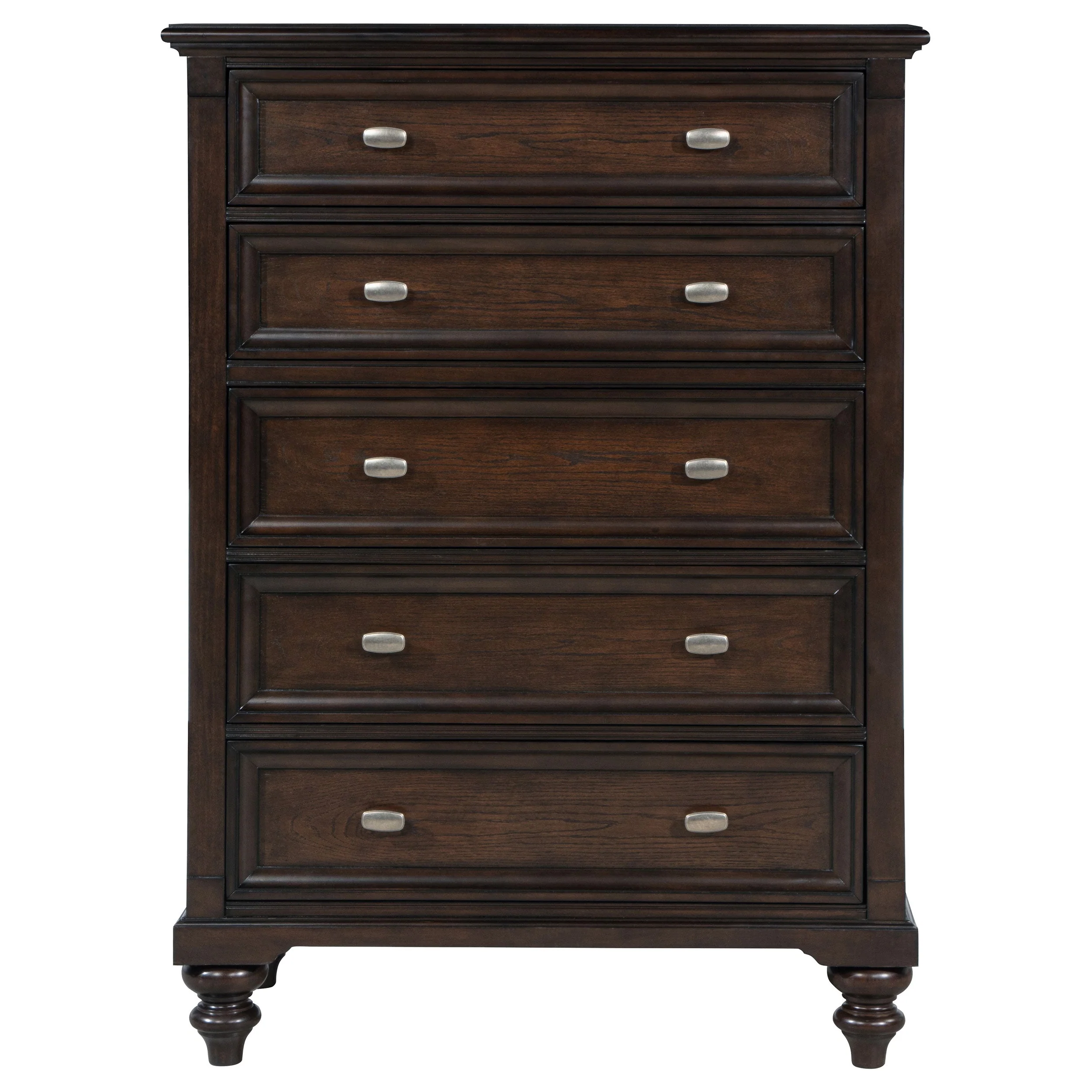 Andover 5-drawer Chest of Drawers Dark Oak