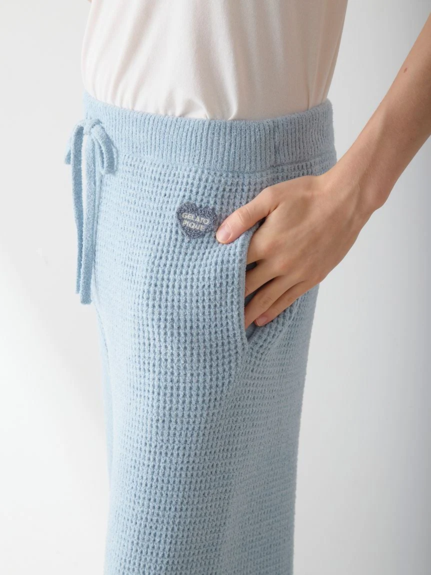 Men's Waffle Heart Sagara Knit Pants