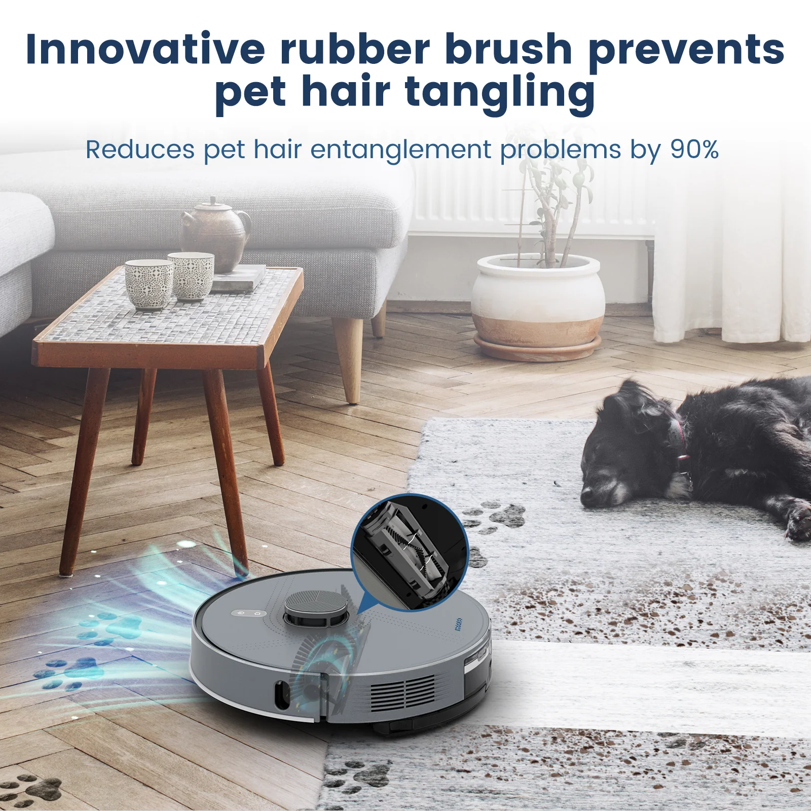 AIRROBO L50+ Smart LDS Laser Navigation Robot Vacuum