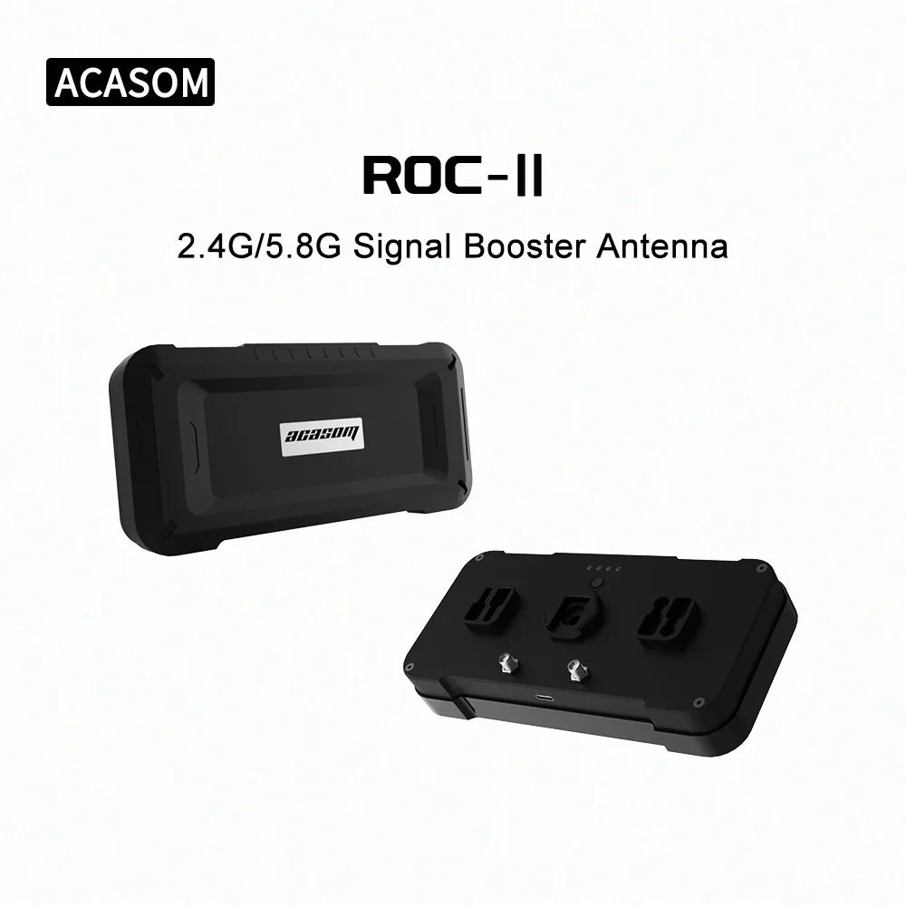 ACASOM ROC2 Drone WIFI 5W 2.4G/5.8G Dual-Band Signal Booster Antenna Range Extender