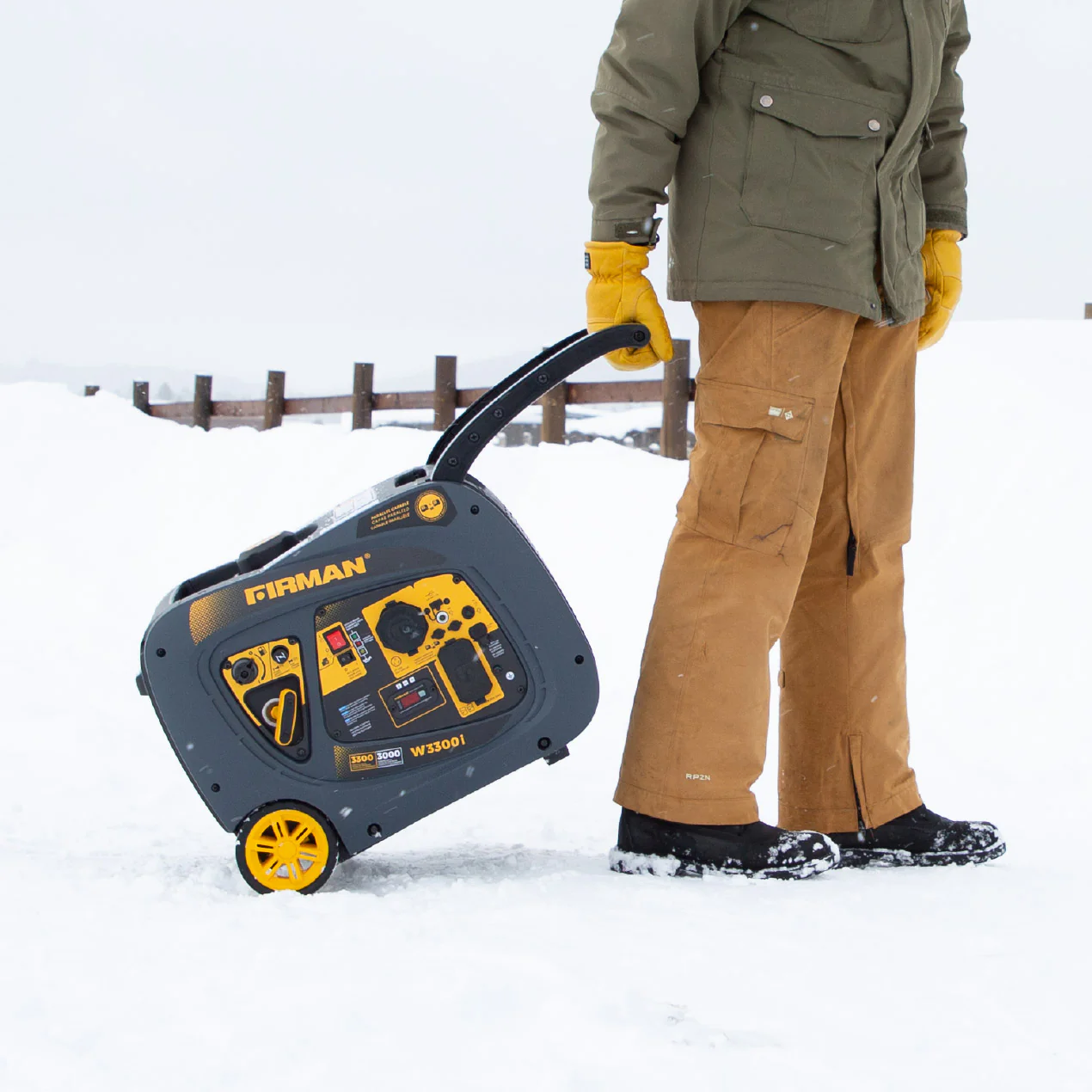 Refurbished Inverter Gas Portable Generator 3300W Recoil Start