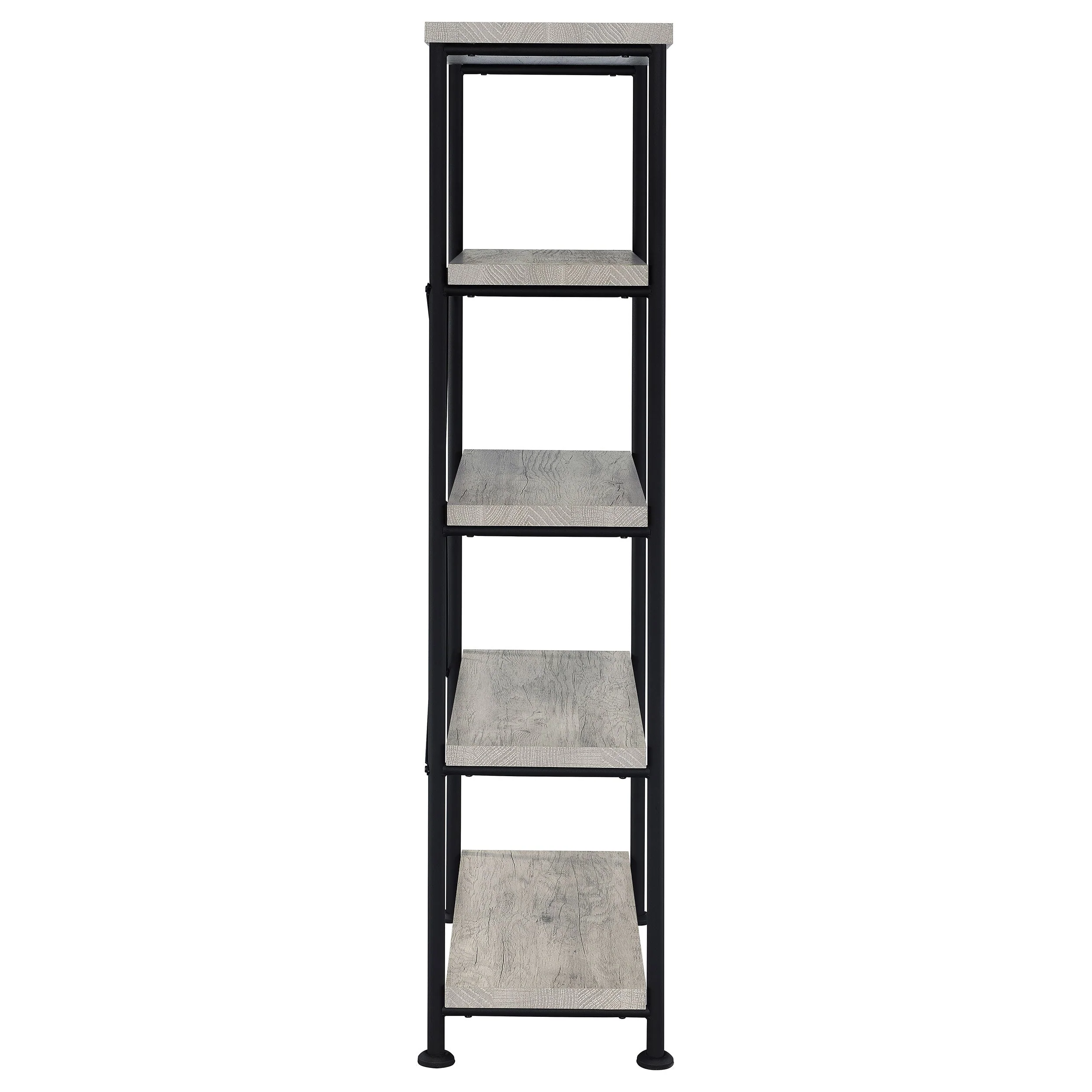 Analiese 63-inch 4-shelf Bookshelf Grey Driftwood