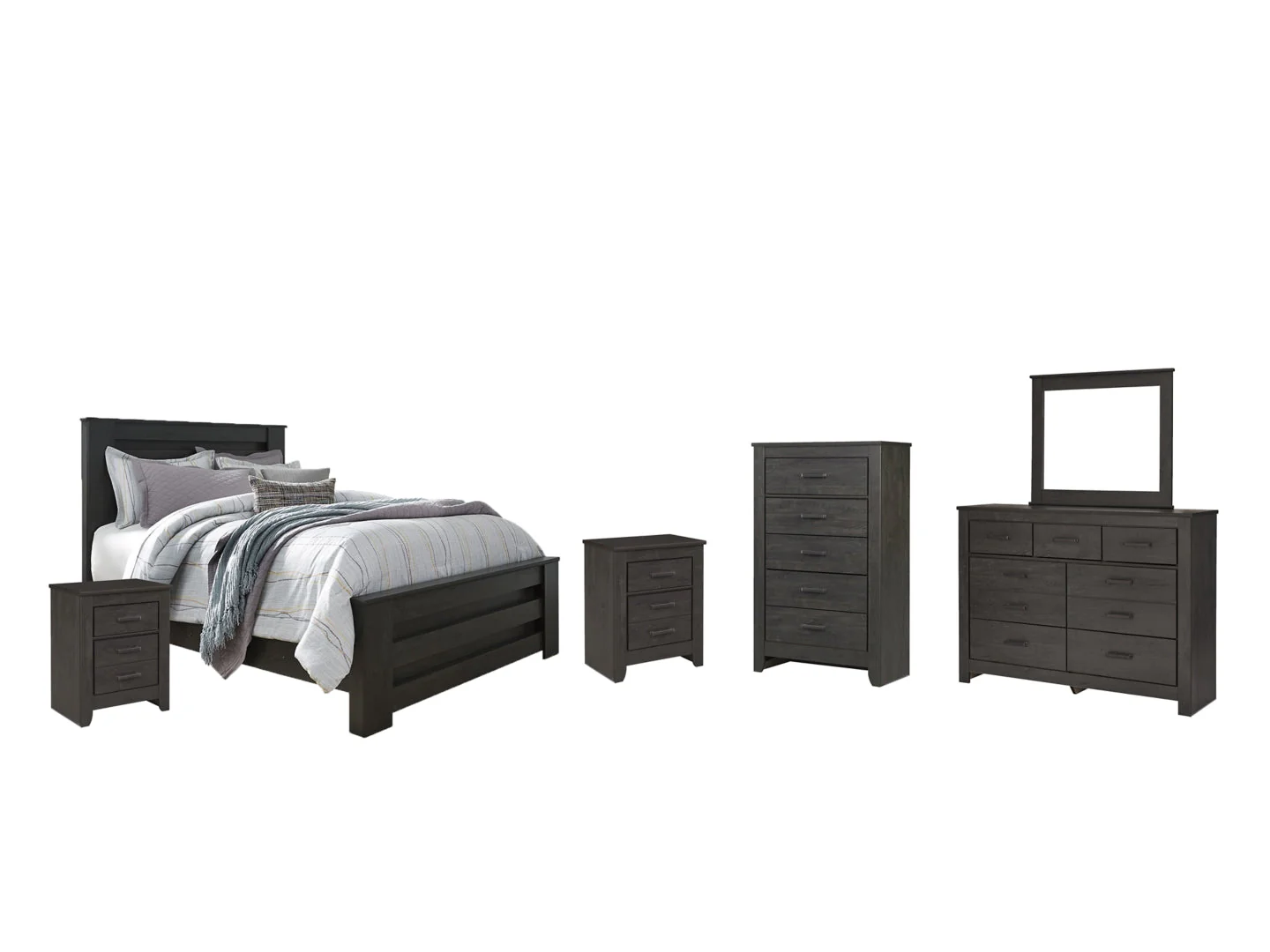 Brinxton Grey Panel Bedroom Set